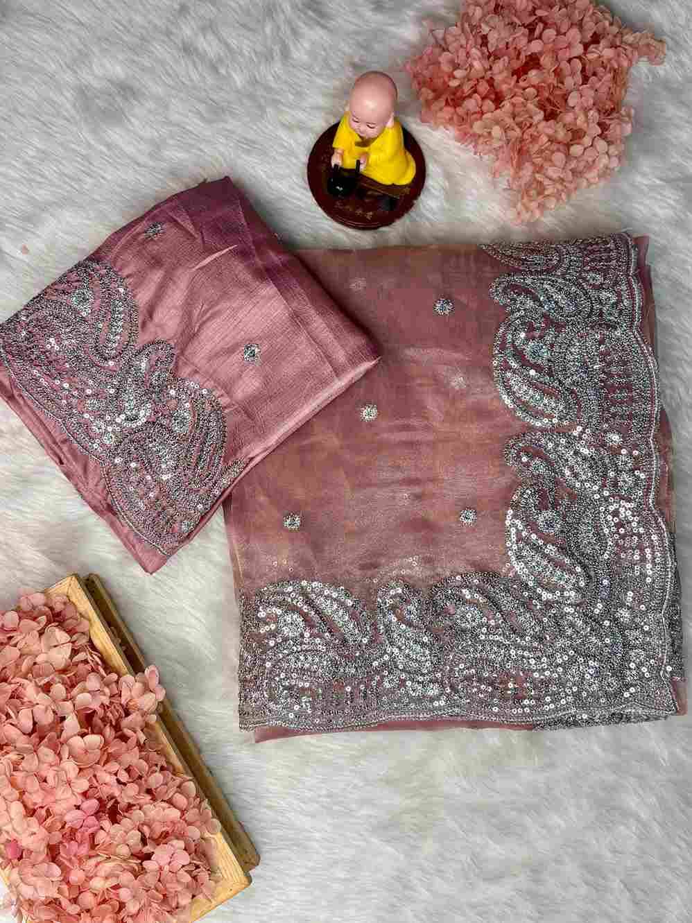Vs-Jodha By Fashid Wholesale 01 To 05 Series Indian Traditional Wear Collection Beautiful Stylish Fancy Colorful Party Wear & Occasional Wear Soft Organza Silk Sarees At Wholesale Price