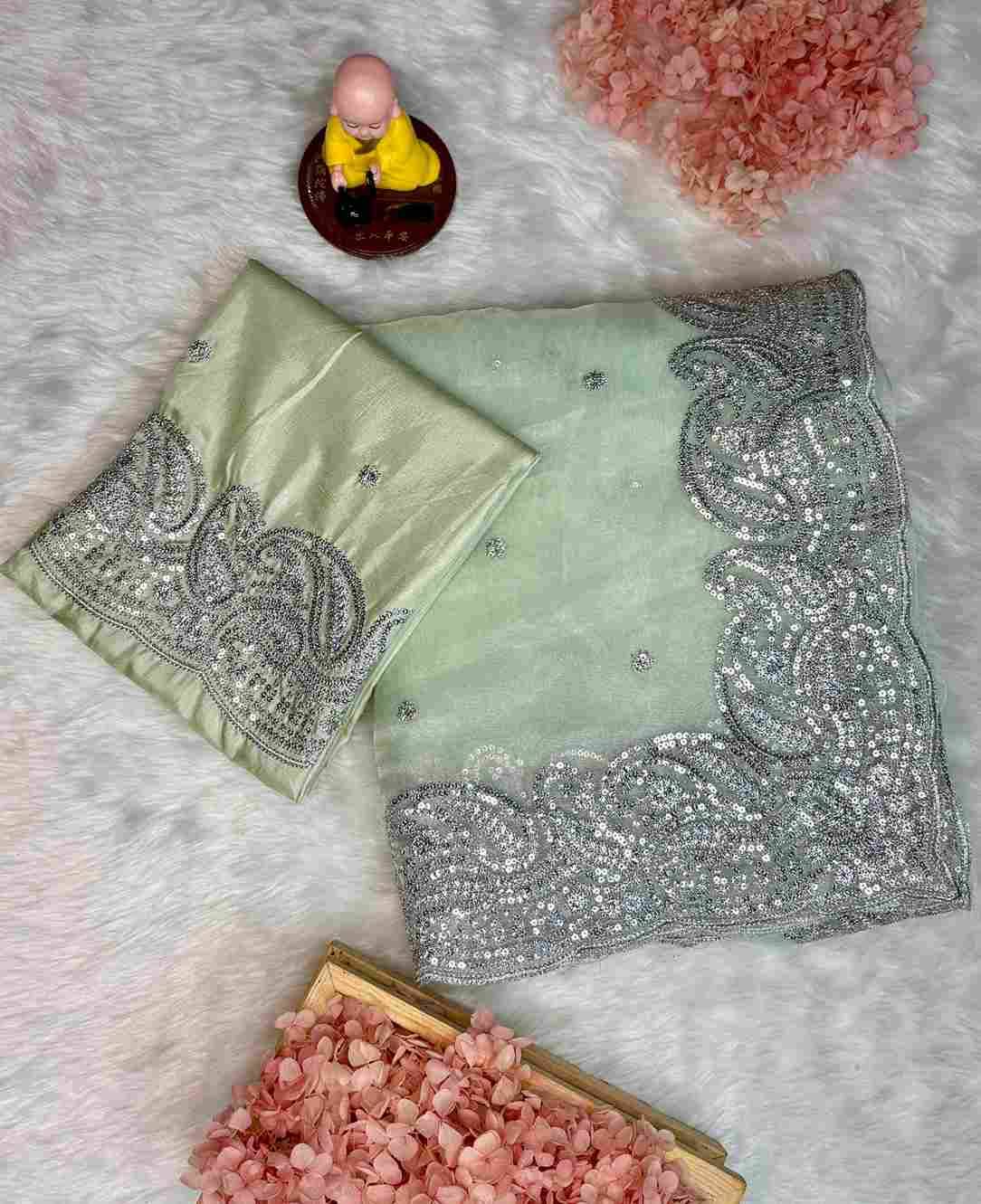 Vs-Jodha By Fashid Wholesale 01 To 05 Series Indian Traditional Wear Collection Beautiful Stylish Fancy Colorful Party Wear & Occasional Wear Soft Organza Silk Sarees At Wholesale Price