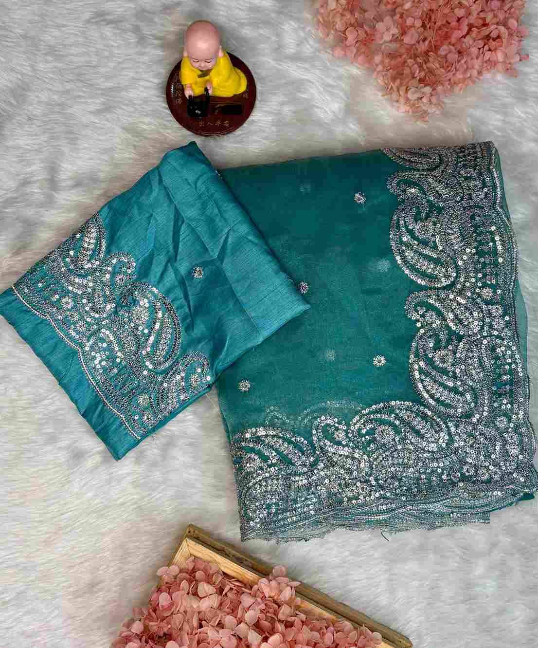 Vs-Jodha By Fashid Wholesale 01 To 05 Series Indian Traditional Wear Collection Beautiful Stylish Fancy Colorful Party Wear & Occasional Wear Soft Organza Silk Sarees At Wholesale Price