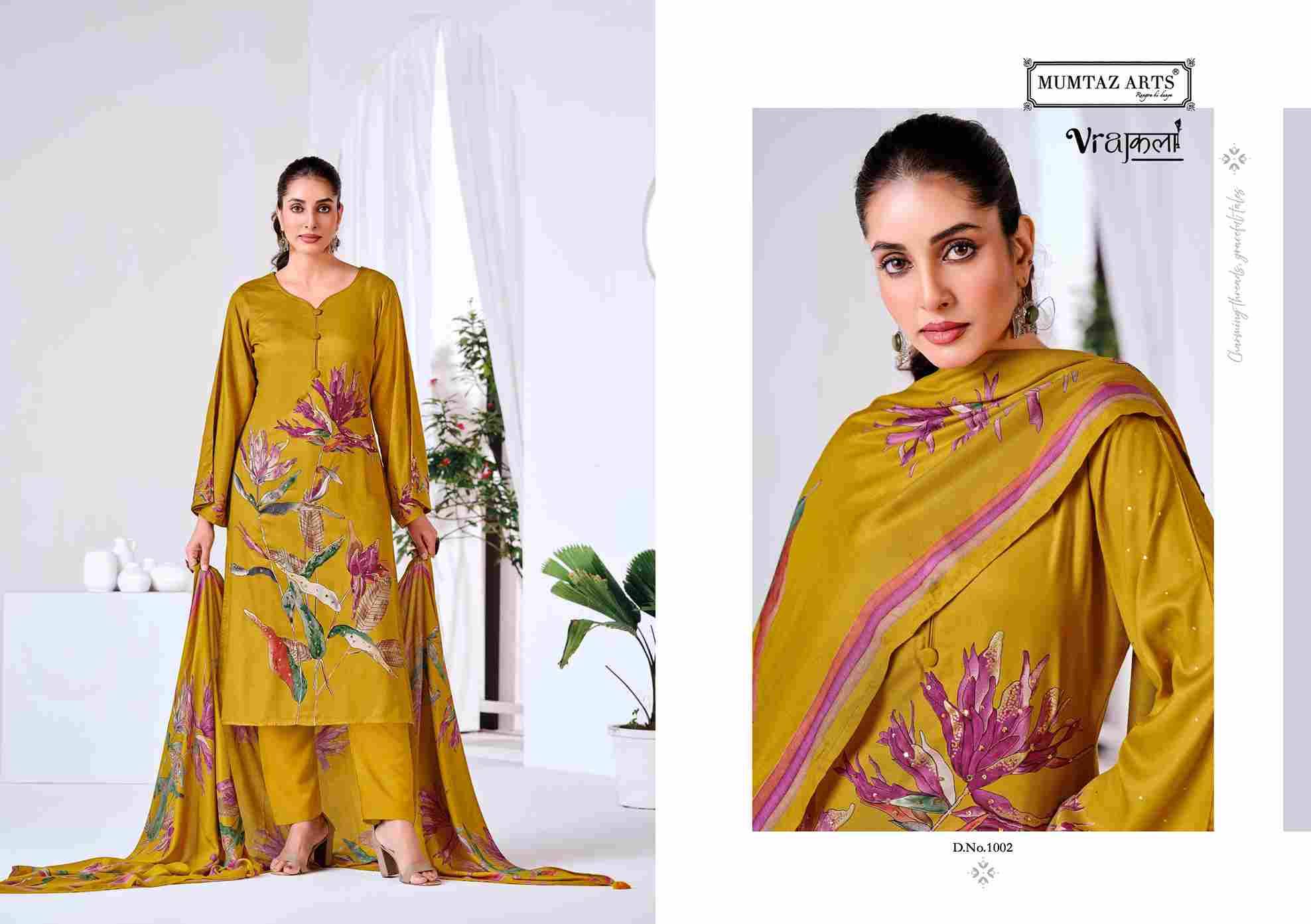 Noor-E-Kashmiri By Mumtaz Arts 1001 To 1004 Series Beautiful Festive Suits Stylish Fancy Colorful Casual Wear & Ethnic Wear Pure Viscose Pashmina Print Dresses At Wholesale Price