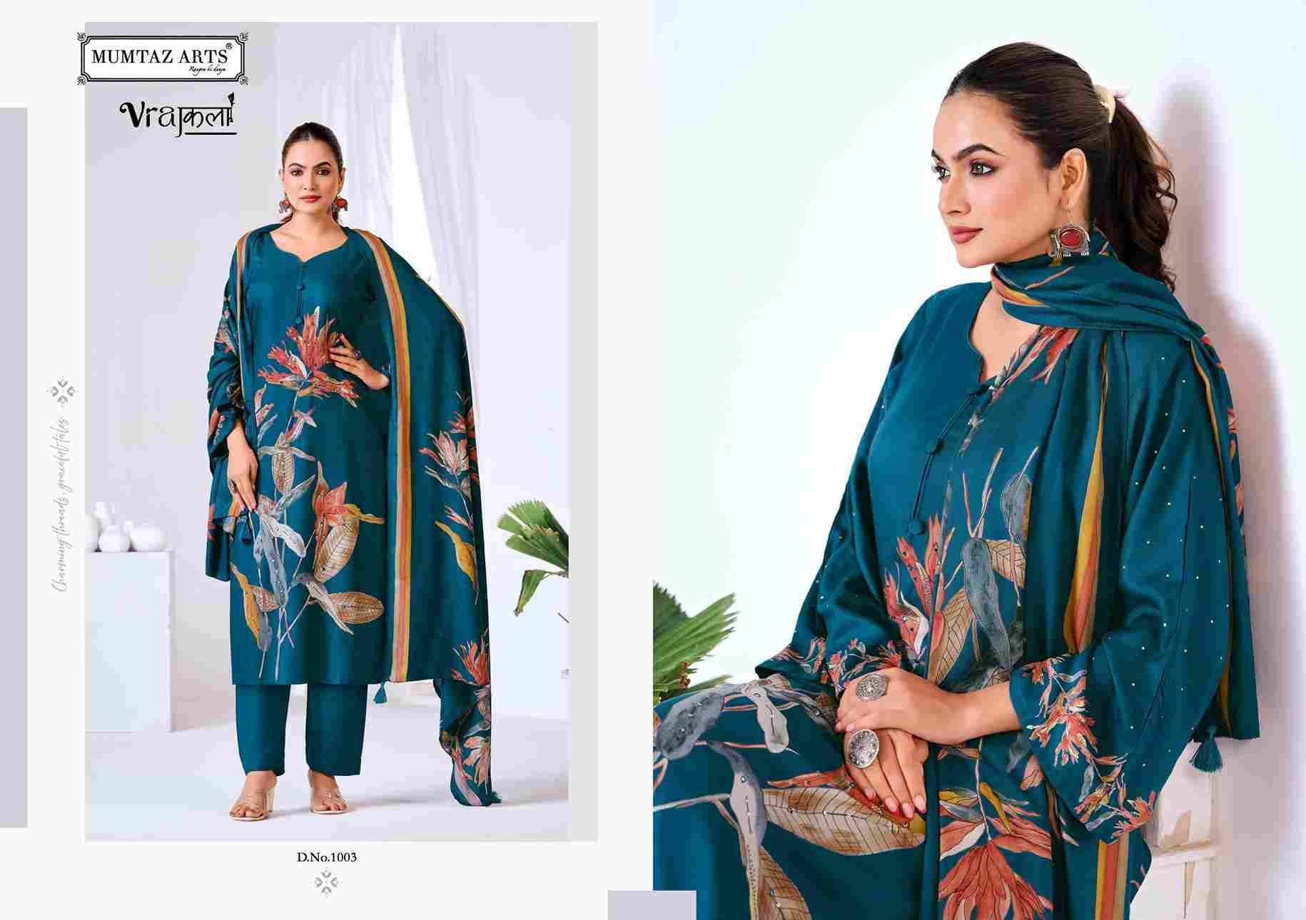 Noor-E-Kashmiri By Mumtaz Arts 1001 To 1004 Series Beautiful Festive Suits Stylish Fancy Colorful Casual Wear & Ethnic Wear Pure Viscose Pashmina Print Dresses At Wholesale Price