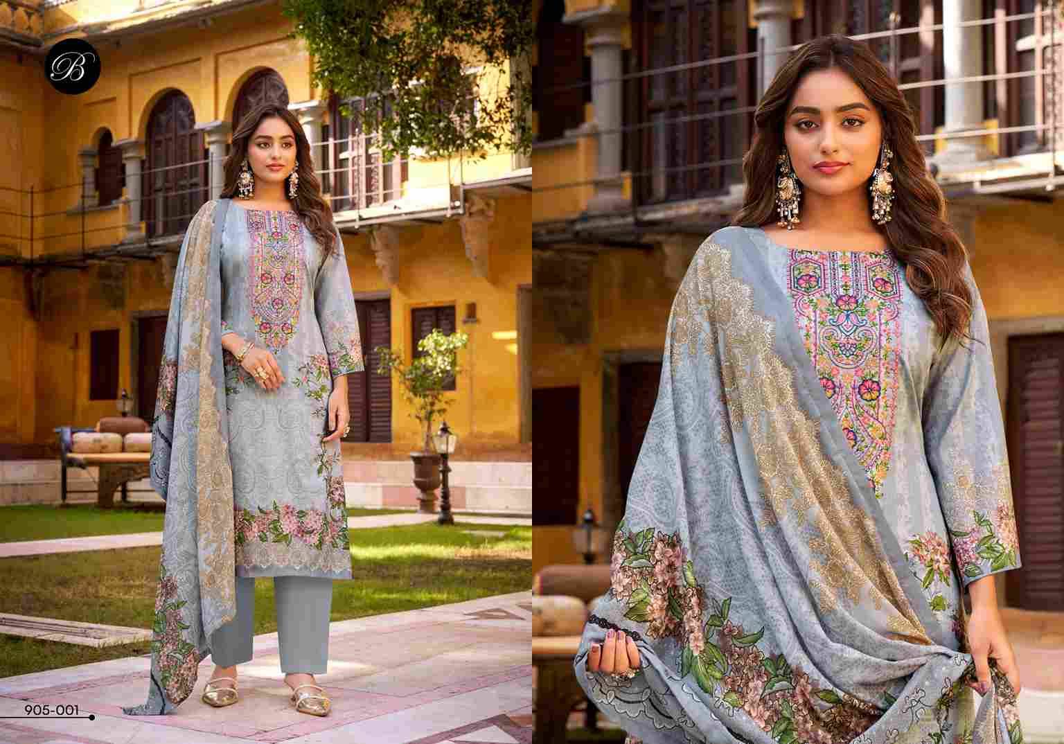 Naira Vol-119 By Belliza 905-001 To 905-008 Series Beautiful Festive Suits Stylish Fancy Colorful Casual Wear & Ethnic Wear Pure Cotton Print Dresses At Wholesale Price
