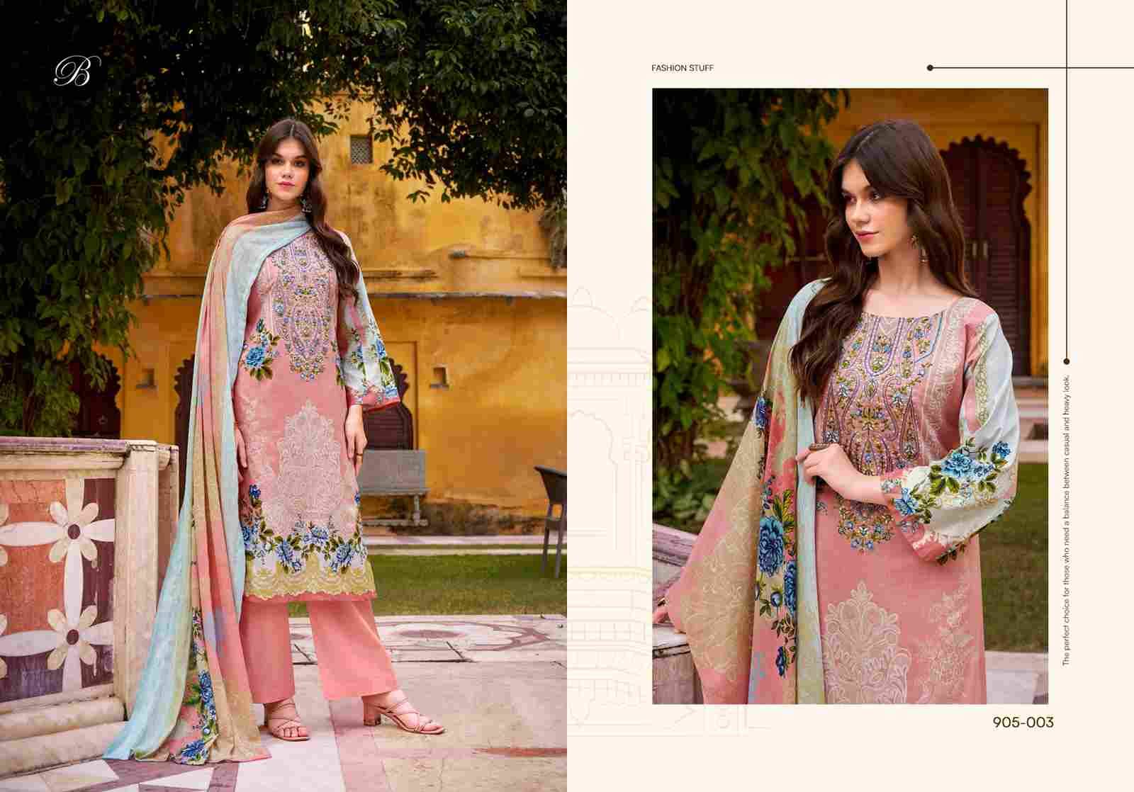 Naira Vol-119 By Belliza 905-001 To 905-008 Series Beautiful Festive Suits Stylish Fancy Colorful Casual Wear & Ethnic Wear Pure Cotton Print Dresses At Wholesale Price