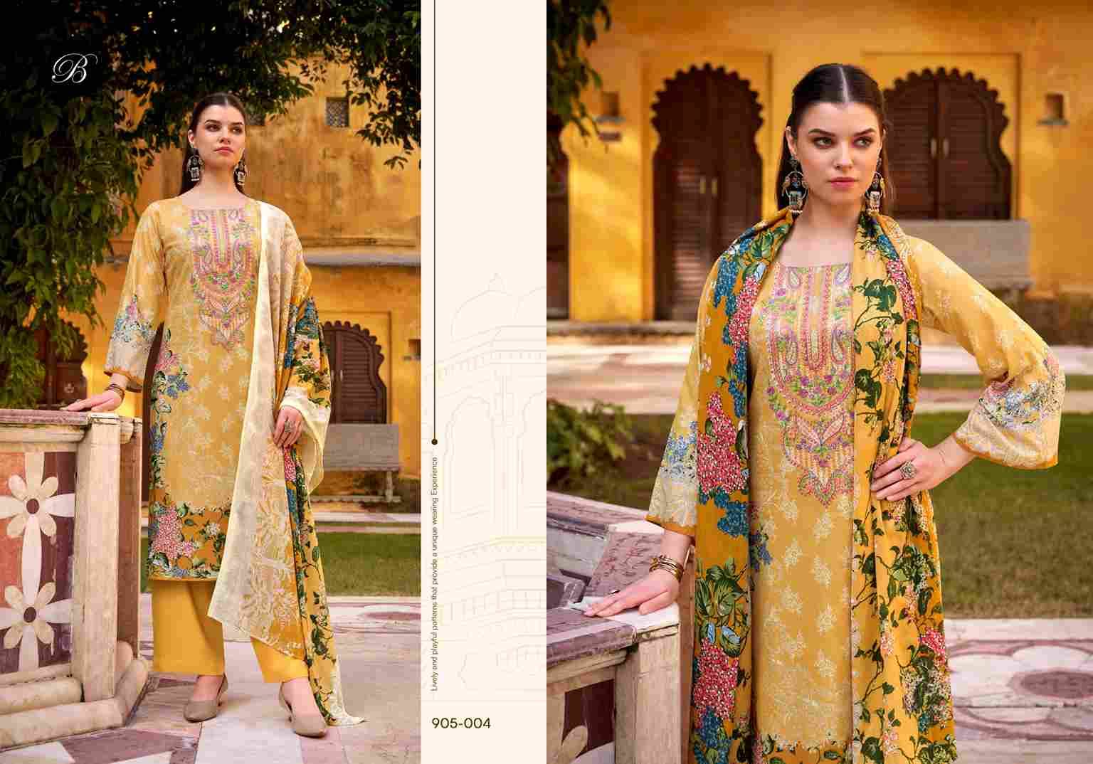 Naira Vol-119 By Belliza 905-001 To 905-008 Series Beautiful Festive Suits Stylish Fancy Colorful Casual Wear & Ethnic Wear Pure Cotton Print Dresses At Wholesale Price