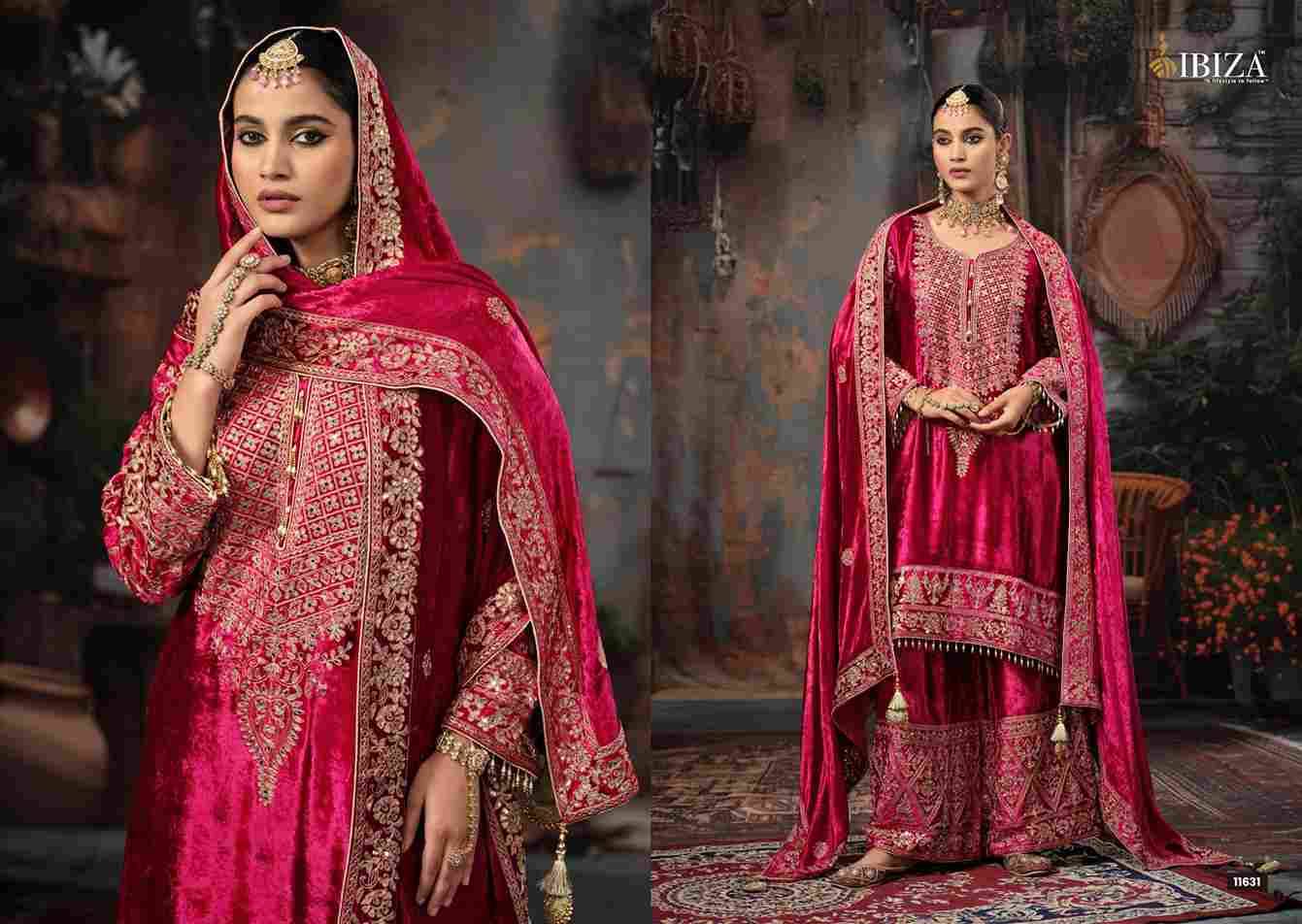 Mehr By Ibiza 11631 To 11634 Series Beautiful Festive Suits Colorful Stylish Fancy Casual Wear & Ethnic Wear Pure Viscose Velvet Dresses At Wholesale Price