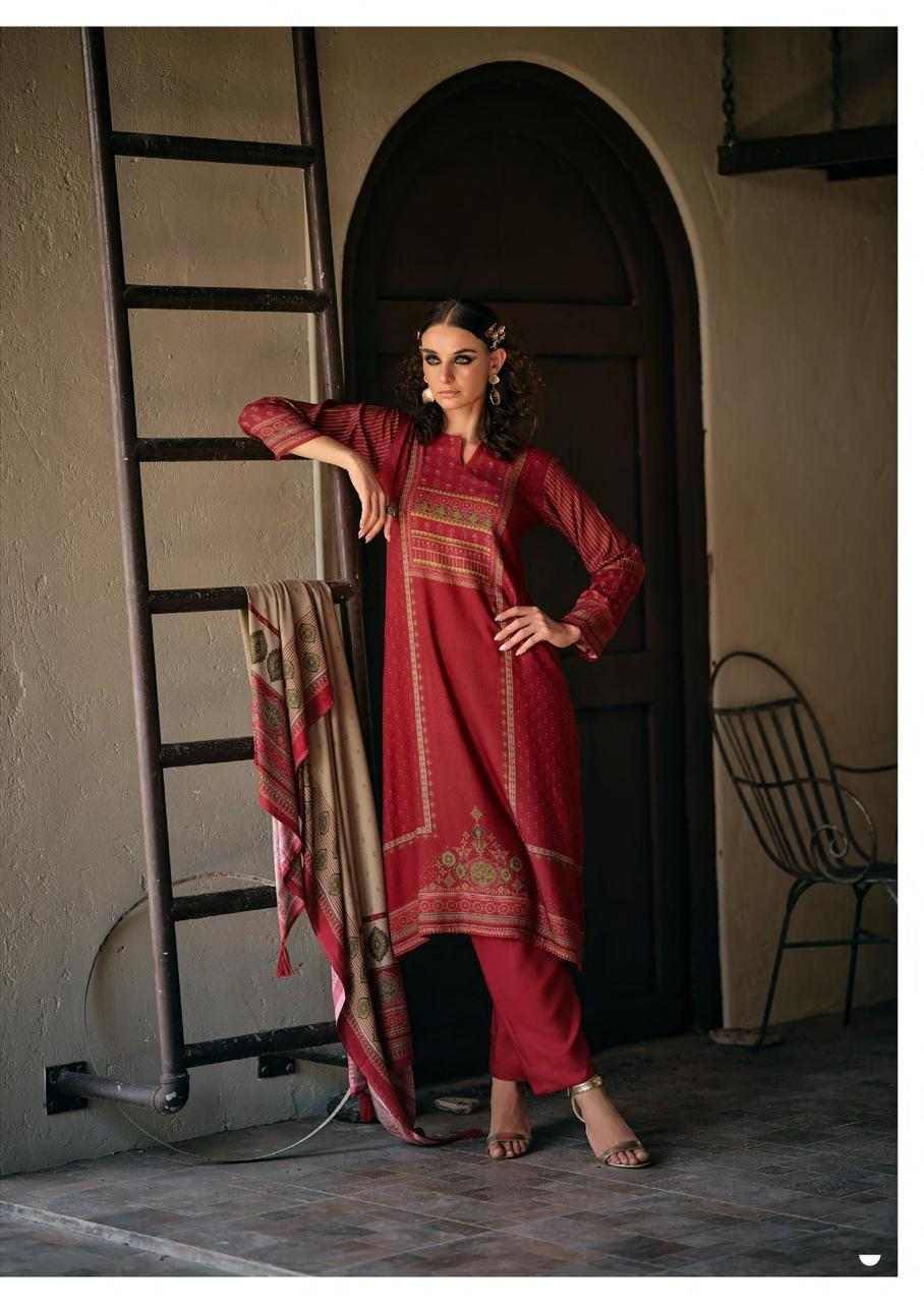 Serene By Sadhana Fashion 11482 To 11487 Series Designer Festive Suits Beautiful Fancy Stylish Colorful Party Wear & Occasional Wear Pure Viscose Pashmina Print Dresses At Wholesale Price