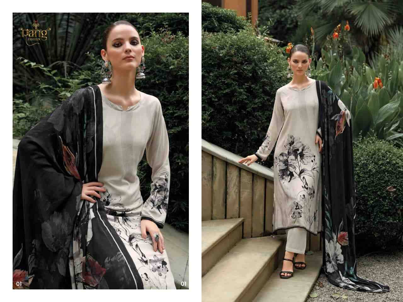 Azra By Rang Fashion 01 To 06 Series Beautiful Stylish Festive Suits Fancy Colorful Casual Wear & Ethnic Wear & Ready To Wear Pure Pashmina Print Dresses At Wholesale Price