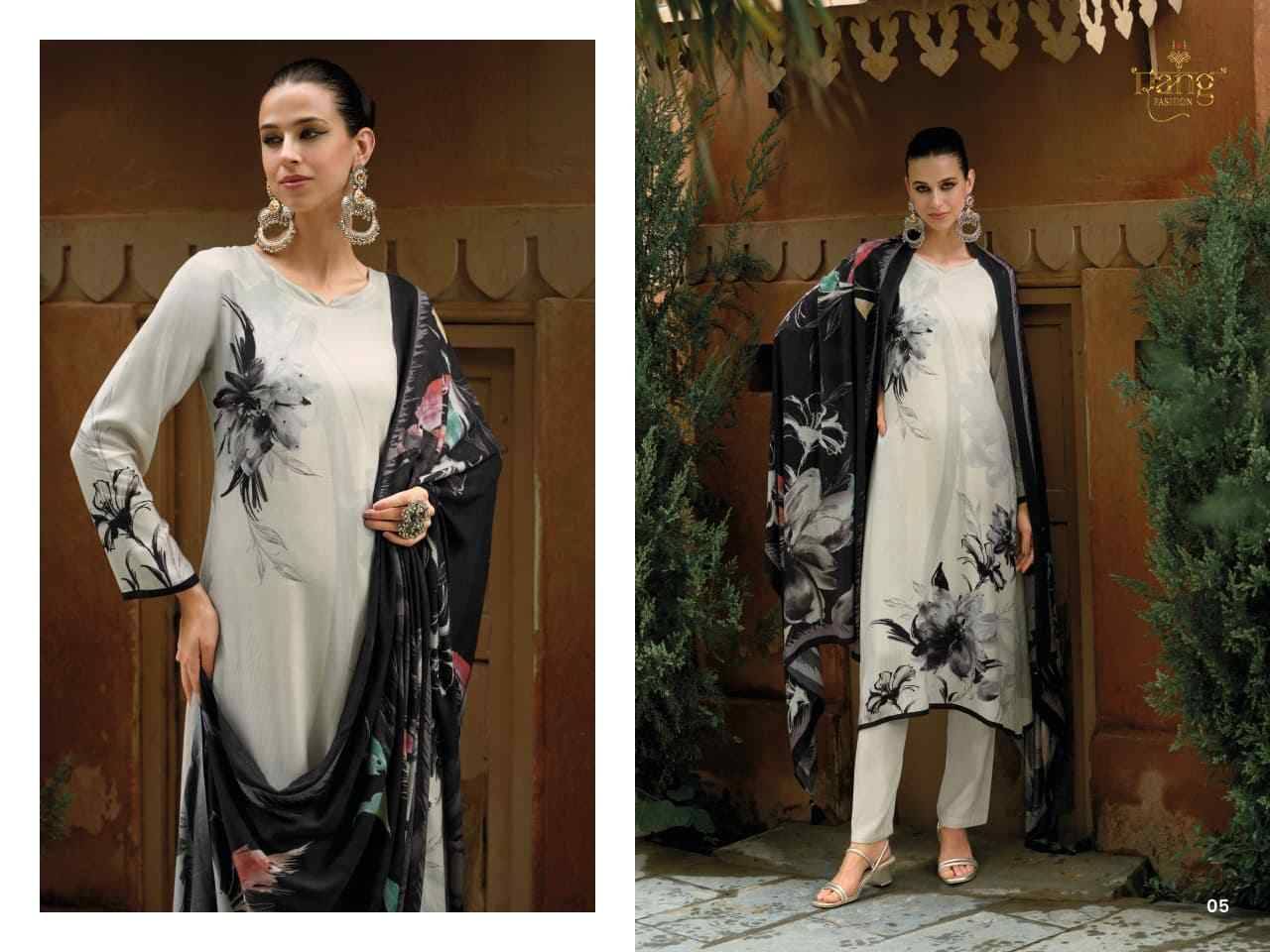 Azra By Rang Fashion 01 To 06 Series Beautiful Stylish Festive Suits Fancy Colorful Casual Wear & Ethnic Wear & Ready To Wear Pure Pashmina Print Dresses At Wholesale Price