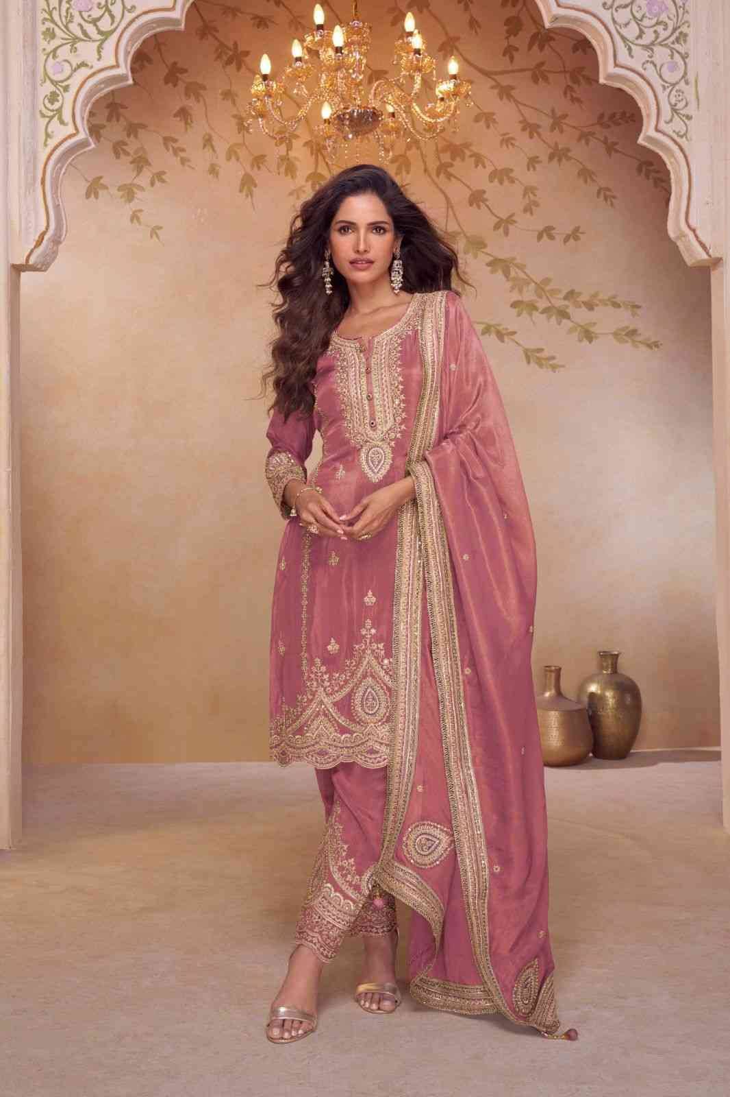 Nirali By Gulkayra Designer 7632-A To 7632-C Series Beautiful Festive Suits Stylish Colorful Fancy Casual Wear & Ethnic Wear Simar Silk Dresses At Wholesale Price