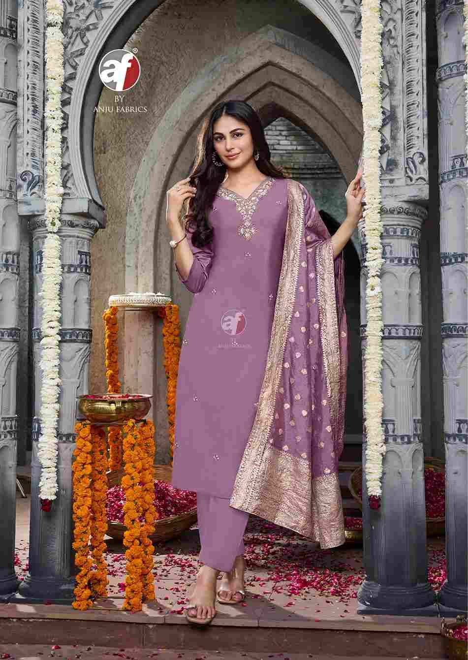 Vastra Vol-6 By Anju Fabrics 5001 To 5006 Series Suits Beautiful Fancy Colorful Stylish Party Wear & Occasional Wear Modal Silk Dresses At Wholesale Price