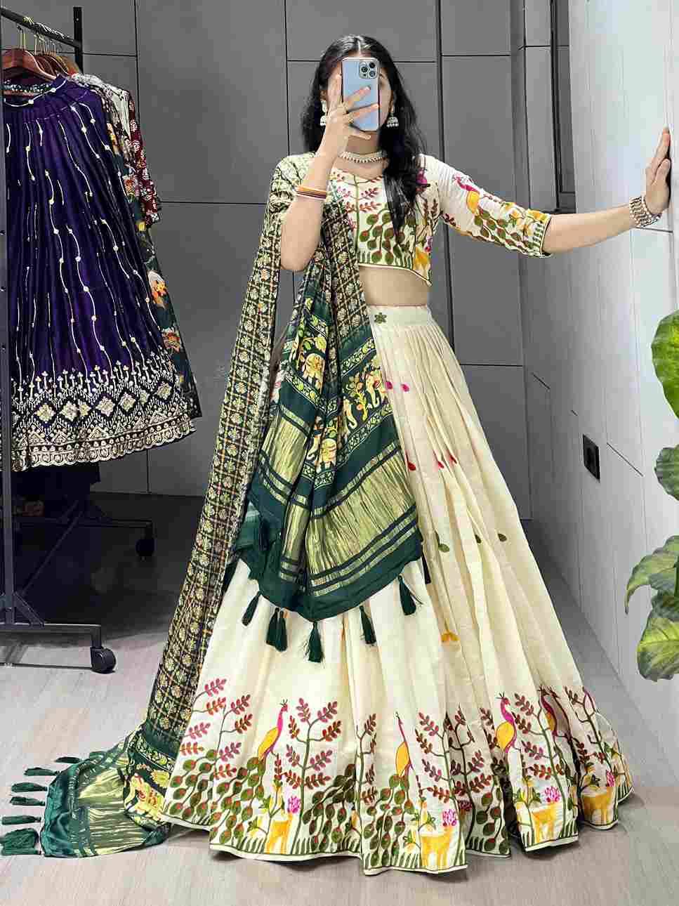 Gr-8211 By Fashid Wholesale 01 To 04 Series Navratri Wear Collection Beautiful Stylish Colorful Fancy Party Wear & Occasional Wear Cotton Lehengas At Wholesale Price