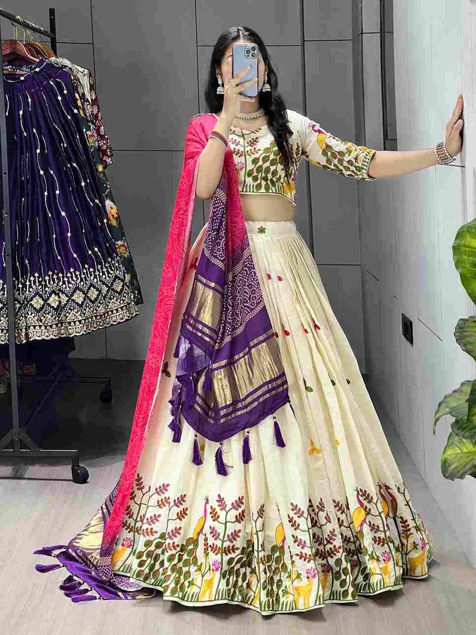 Gr-8211 By Fashid Wholesale 01 To 04 Series Navratri Wear Collection Beautiful Stylish Colorful Fancy Party Wear & Occasional Wear Cotton Lehengas At Wholesale Price