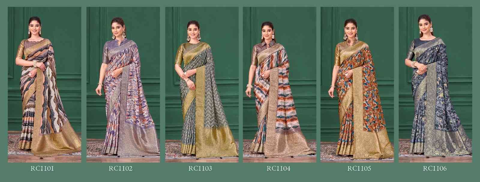 Rang Chatlika By Fashid Whoesale 1101 To 1106 Series Indian Traditional Wear Collection Beautiful Stylish Fancy Colorful Party Wear & Occasional Wear Tussar Silk Jacquard Sarees At Wholesale Price