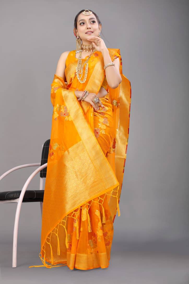 Pt-Virasat By Fashid Wholesale 01 To 04 Series Indian Traditional Wear Collection Beautiful Stylish Fancy Colorful Party Wear & Occasional Wear Pure Organza Silk Sarees At Wholesale Price