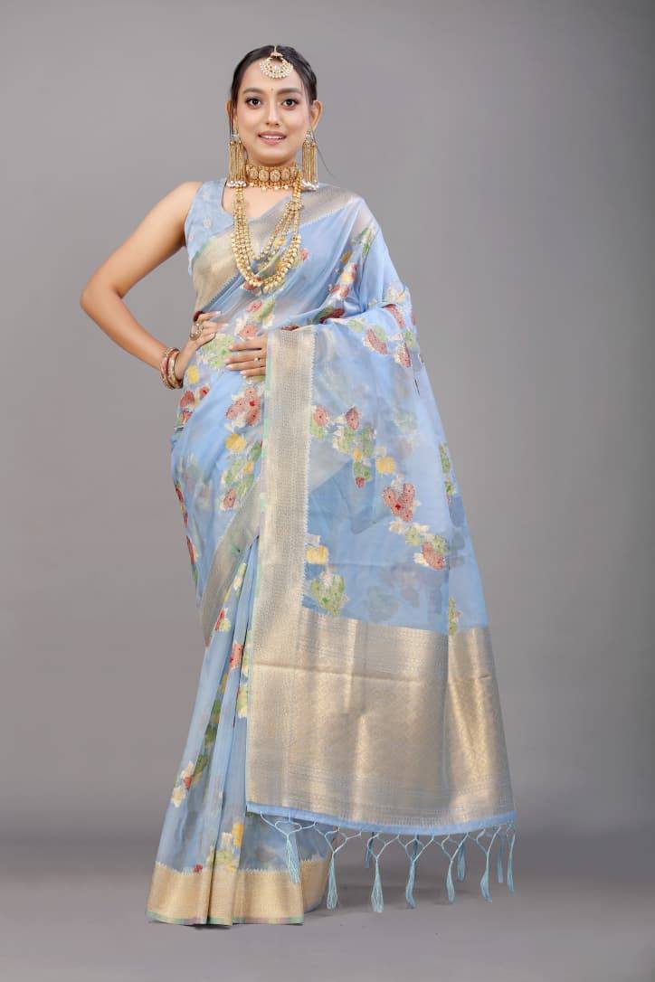 Pt-Virasat By Fashid Wholesale 01 To 04 Series Indian Traditional Wear Collection Beautiful Stylish Fancy Colorful Party Wear & Occasional Wear Pure Organza Silk Sarees At Wholesale Price