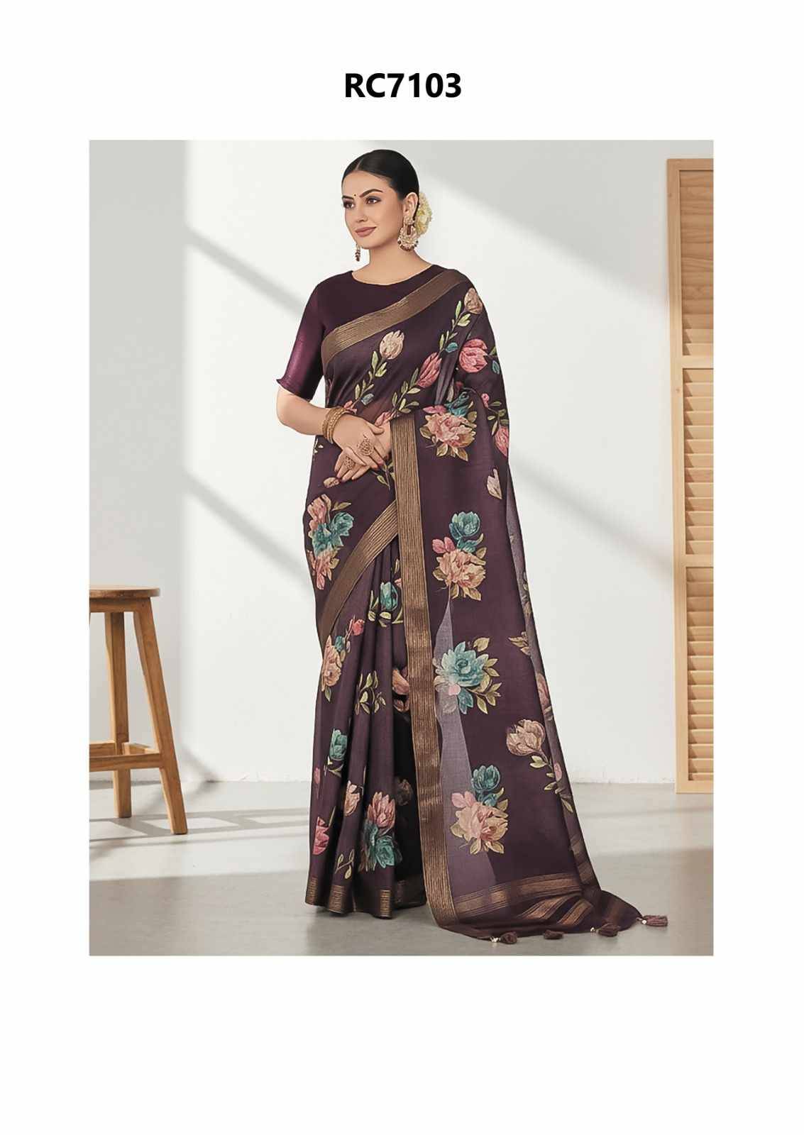 Rang Chatlika 7101 Series By Fashid Whoesale 7101 To 7111 Series Indian Traditional Wear Collection Beautiful Stylish Fancy Colorful Party Wear & Occasional Wear Tussar Silk Sarees At Wholesale Price