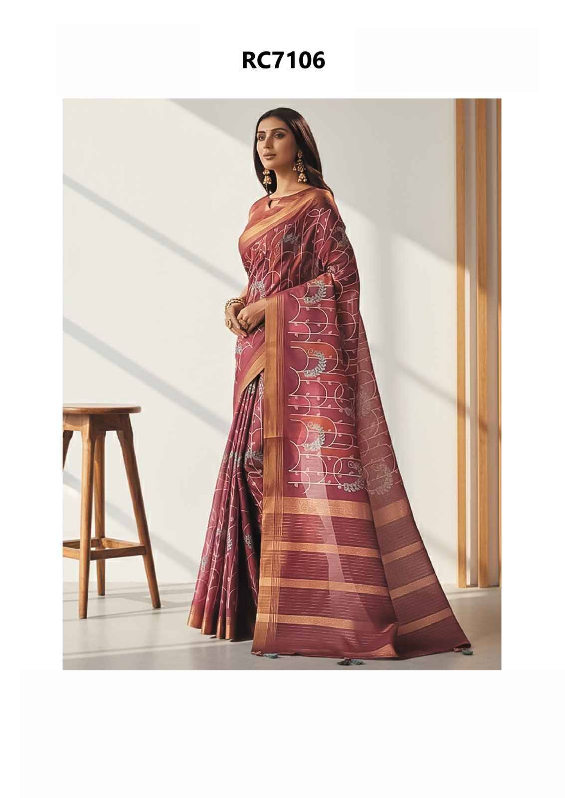 Rang Chatlika 7101 Series By Fashid Whoesale 7101 To 7111 Series Indian Traditional Wear Collection Beautiful Stylish Fancy Colorful Party Wear & Occasional Wear Tussar Silk Sarees At Wholesale Price