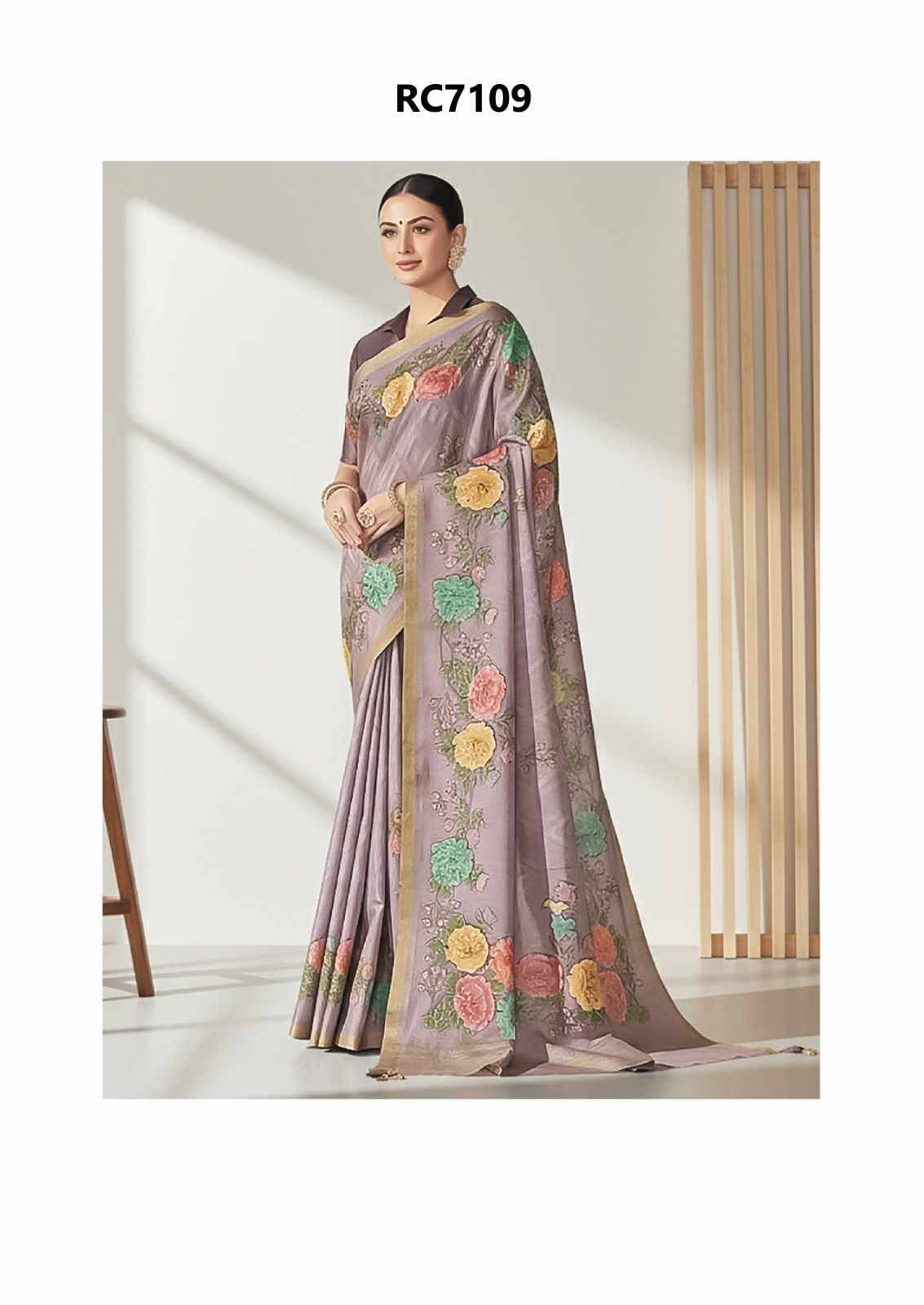Rang Chatlika 7101 Series By Fashid Whoesale 7101 To 7111 Series Indian Traditional Wear Collection Beautiful Stylish Fancy Colorful Party Wear & Occasional Wear Tussar Silk Sarees At Wholesale Price