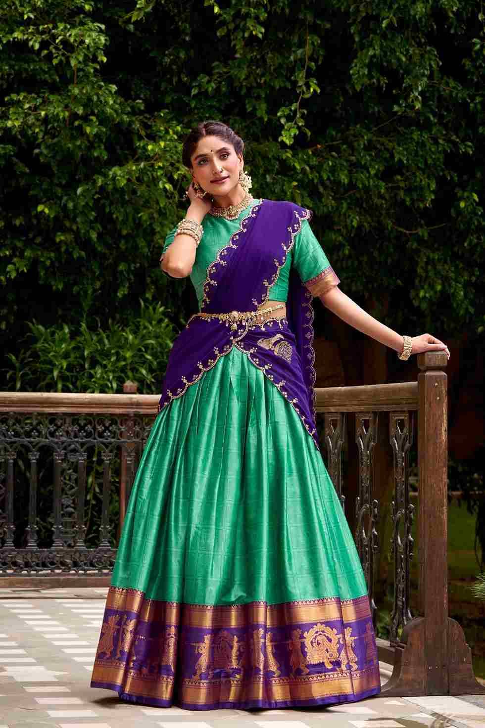Vidha By Fashid Wholesale 2028-A To 2028-D Series Festive Wear Collection Beautiful Stylish Colorful Fancy Party Wear & Occasional Wear Pure Cotton Lehengas At Wholesale Price