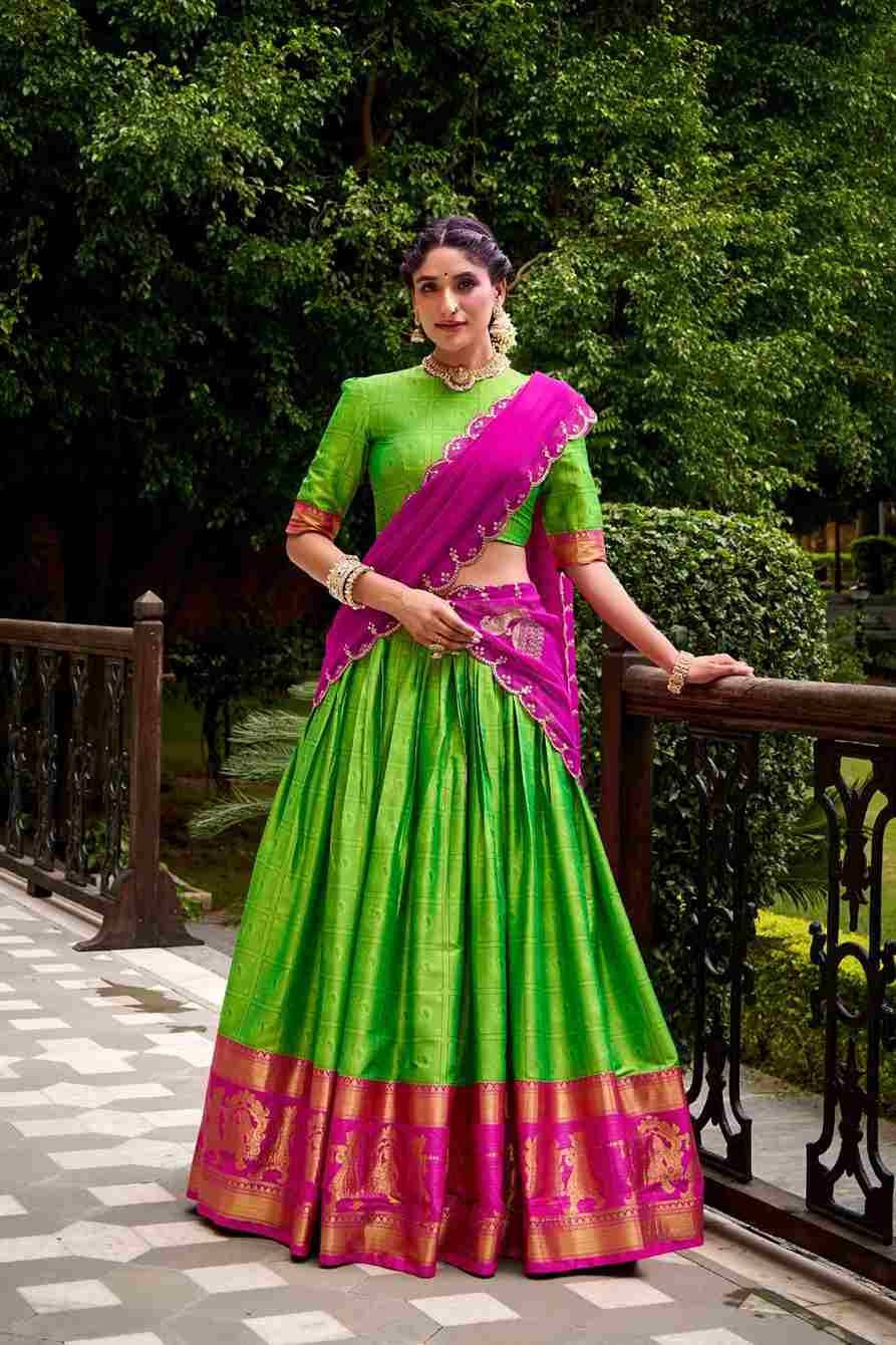 Vidha By Fashid Wholesale 2028-A To 2028-D Series Festive Wear Collection Beautiful Stylish Colorful Fancy Party Wear & Occasional Wear Pure Cotton Lehengas At Wholesale Price