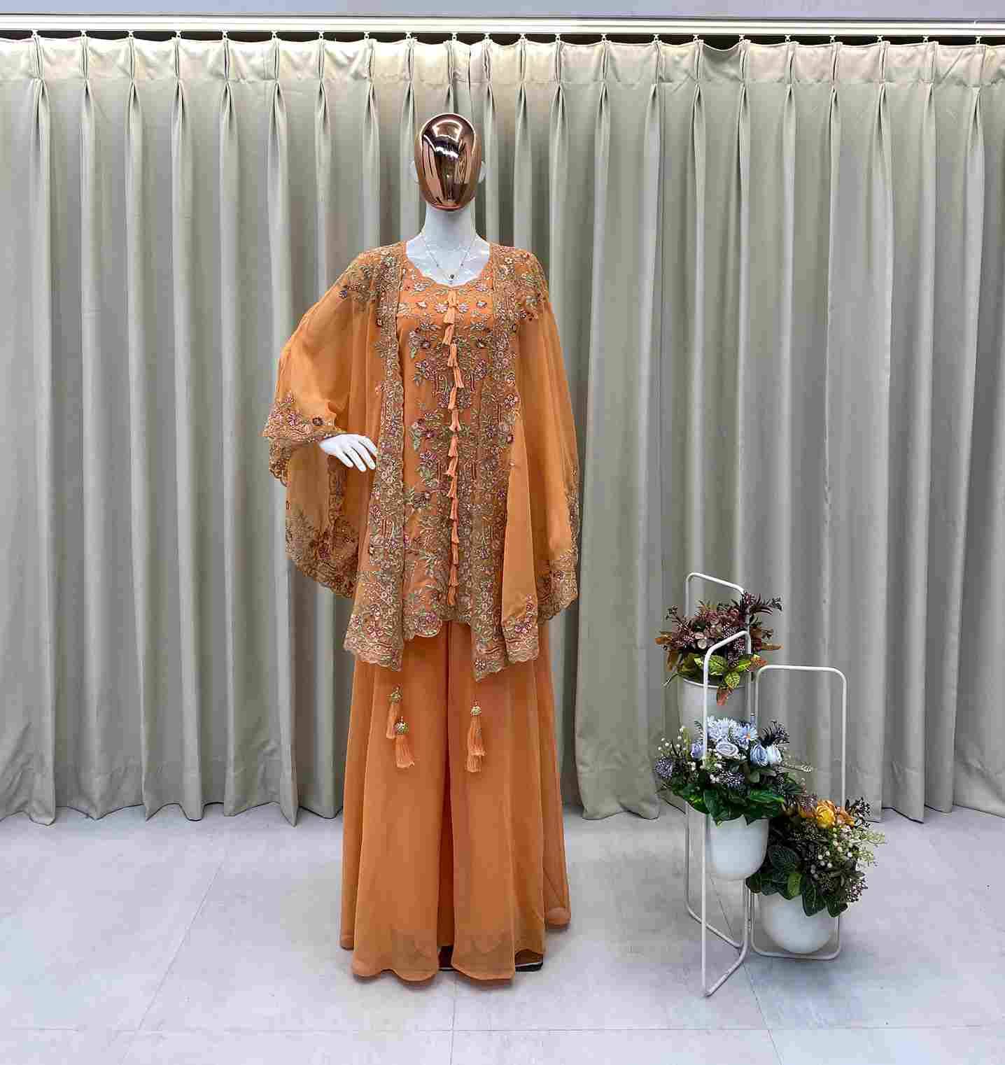 Be-406 By Fashid Wholesale 01 To 03 Series Beautiful Suits Colorful Stylish Fancy Casual Wear & Ethnic Wear Faux Georgette Dresses At Wholesale Price