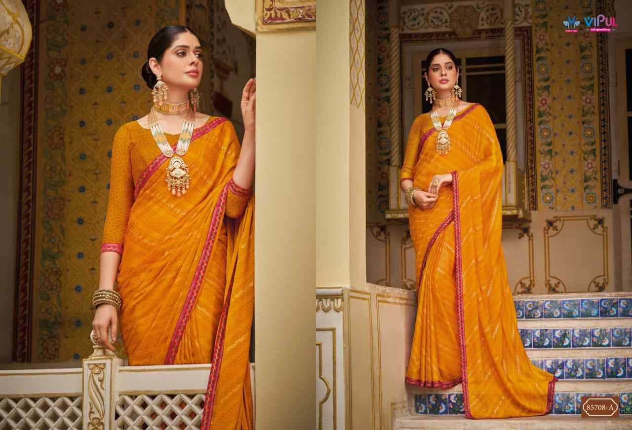 Sajilee Vol-2 By Vipul Fashion 85707 To 85710 Series Designer Festive Suits Beautiful Fancy Stylish Colorful Party Wear & Occasional Wear Georgette With Embroidery Dresses At Wholesale Price