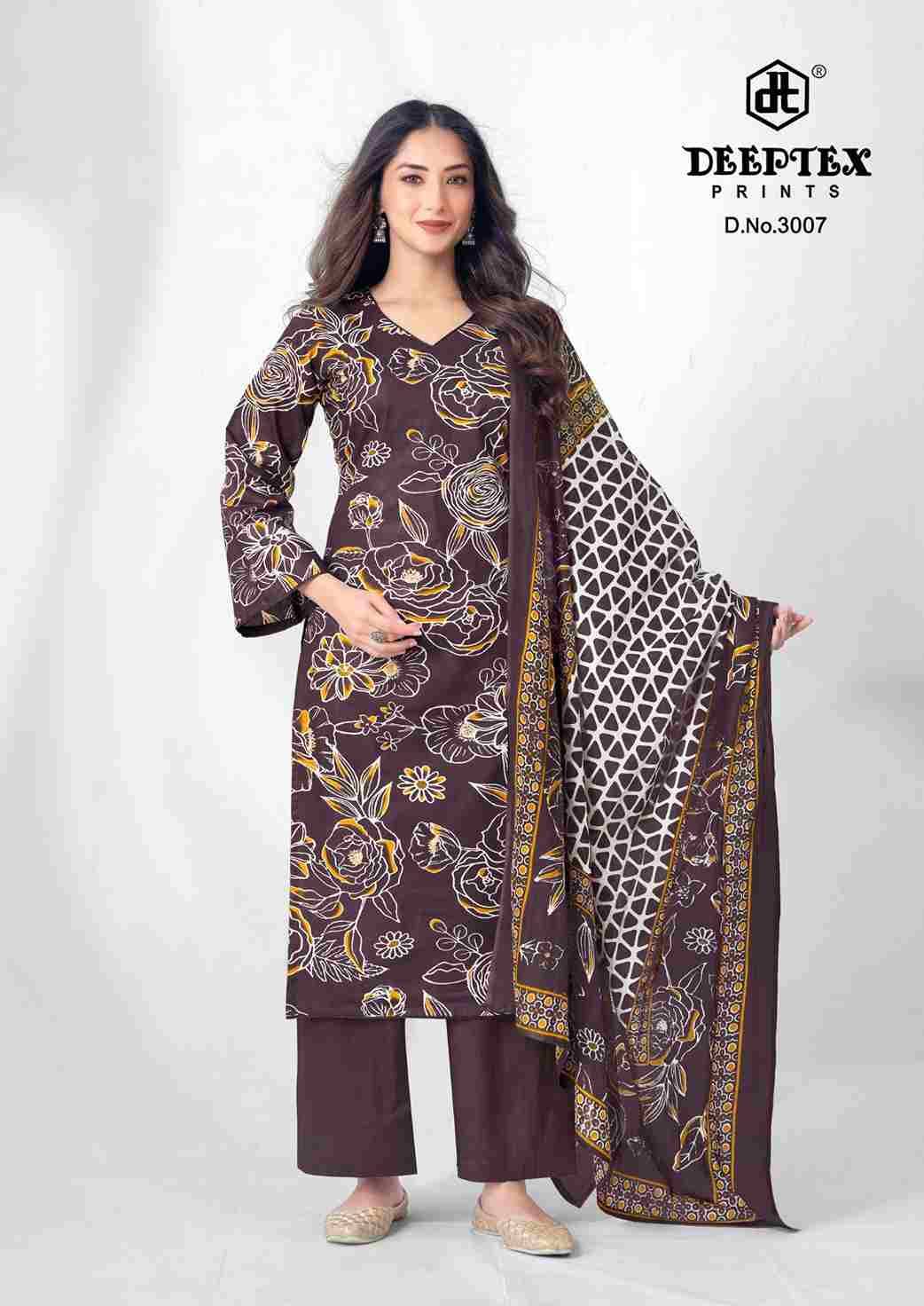 Aalia Afreen Vol-3 By Deeptex Prints 3001 To 3008 Series Beautiful Suits Colorful Stylish Fancy Casual Wear & Ethnic Wear Lawn Print Dresses At Wholesale Price