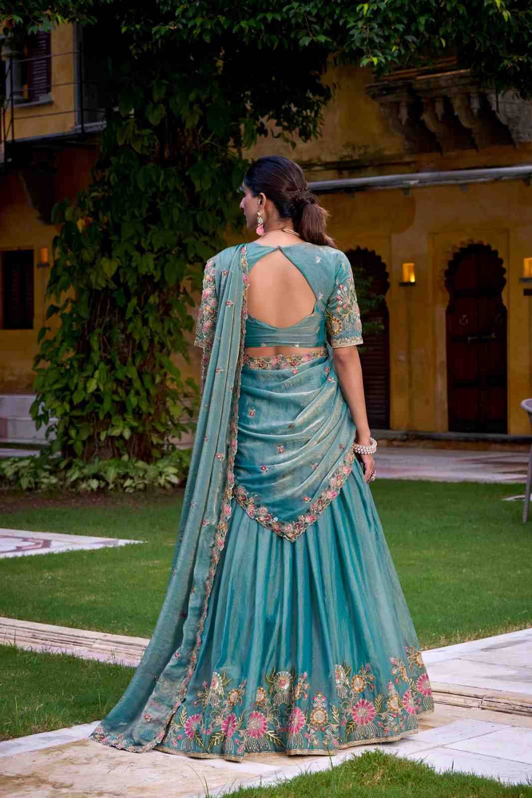 Sf-1096 By Fashid Wholesale Festive Wear Collection Beautiful Stylish Colorful Fancy Party Wear & Occasional Wear Zari Shimmer Lehengas At Wholesale Price