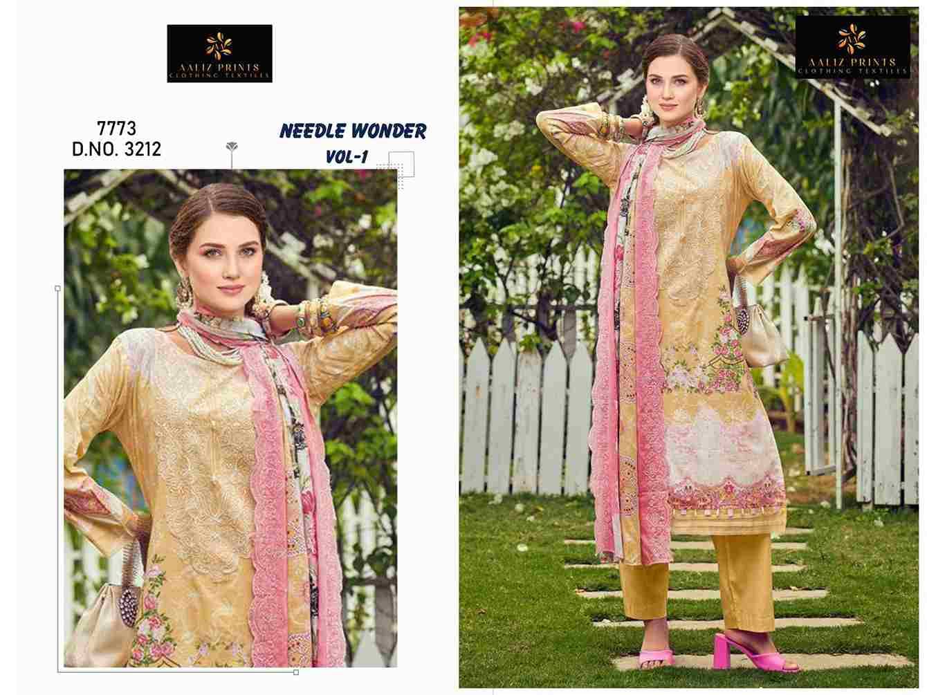 Needle Wonder Vol-1 By Aaliz Prints 3212 To 3215 Series Beautiful Festive Pakistani Suits Stylish Fancy Colorful Casual Wear & Ethnic Wear Soft Cotton Digital Print Dresses At Wholesale Price