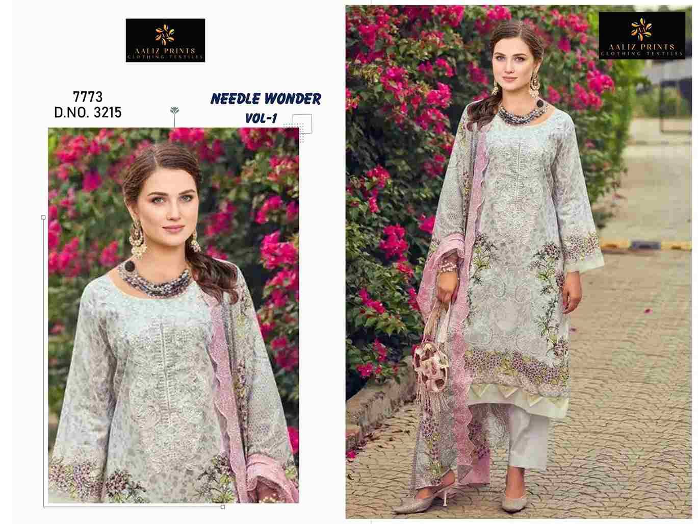Needle Wonder Vol-1 By Aaliz Prints 3212 To 3215 Series Beautiful Festive Pakistani Suits Stylish Fancy Colorful Casual Wear & Ethnic Wear Soft Cotton Digital Print Dresses At Wholesale Price