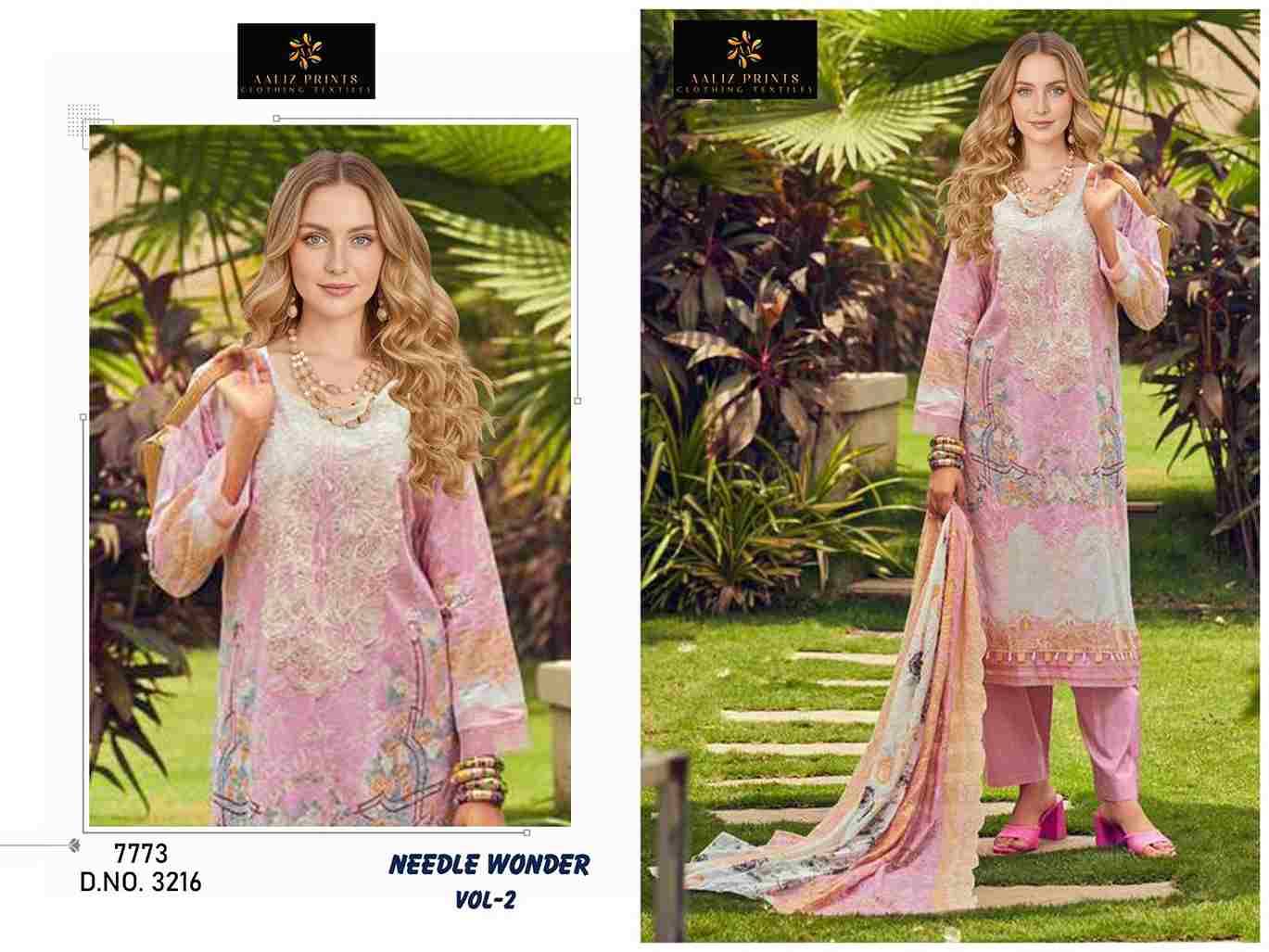 Needle Wonder Vol-2 By Aaliz Prints 3216 To 3219 Series Beautiful Festive Pakistani Suits Stylish Fancy Colorful Casual Wear & Ethnic Wear Soft Cotton Digital Print Dresses At Wholesale Price