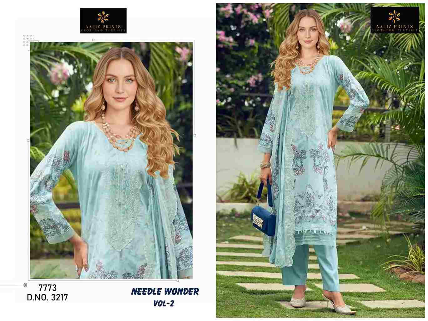 Needle Wonder Vol-2 By Aaliz Prints 3216 To 3219 Series Beautiful Festive Pakistani Suits Stylish Fancy Colorful Casual Wear & Ethnic Wear Soft Cotton Digital Print Dresses At Wholesale Price