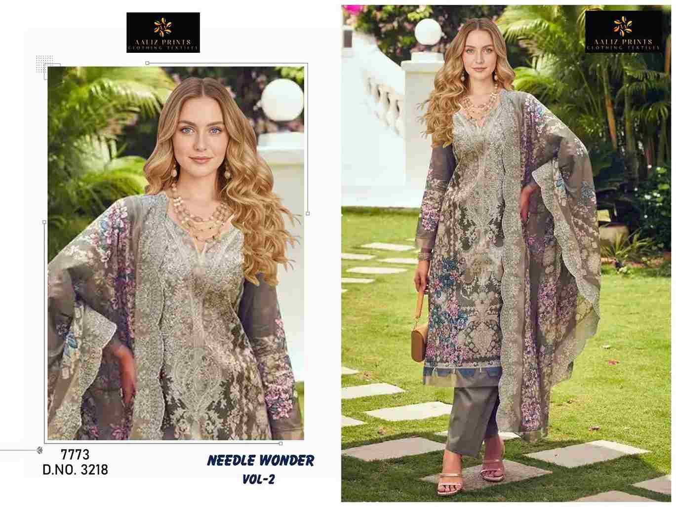 Needle Wonder Vol-2 By Aaliz Prints 3216 To 3219 Series Beautiful Festive Pakistani Suits Stylish Fancy Colorful Casual Wear & Ethnic Wear Soft Cotton Digital Print Dresses At Wholesale Price