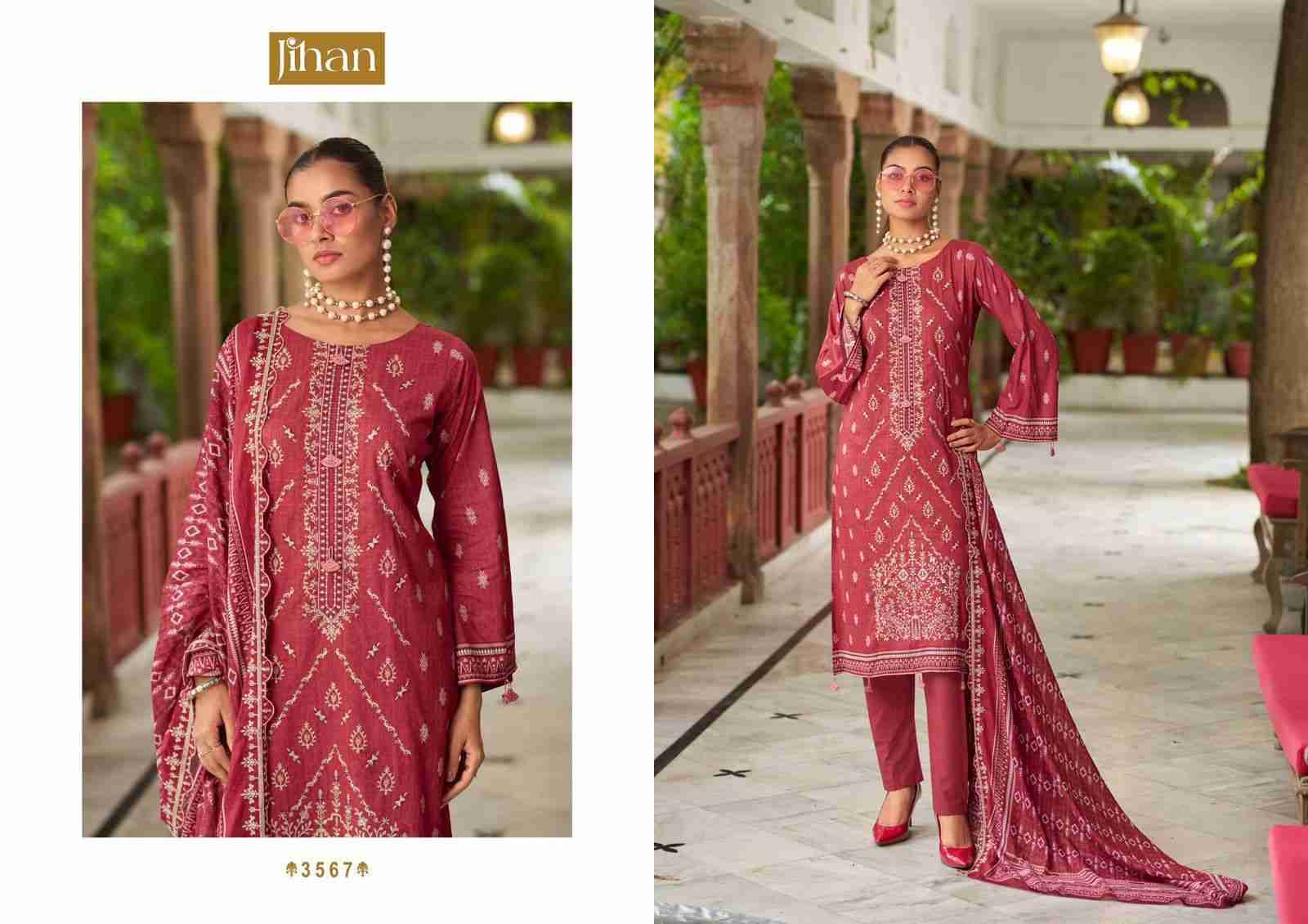 Bin Saeed Vol-18 By Jihan 3567 To 3570 Series Beautiful Festive Suits Stylish Fancy Colorful Casual Wear & Ethnic Wear Pure Lawn Print Dresses At Wholesale Price