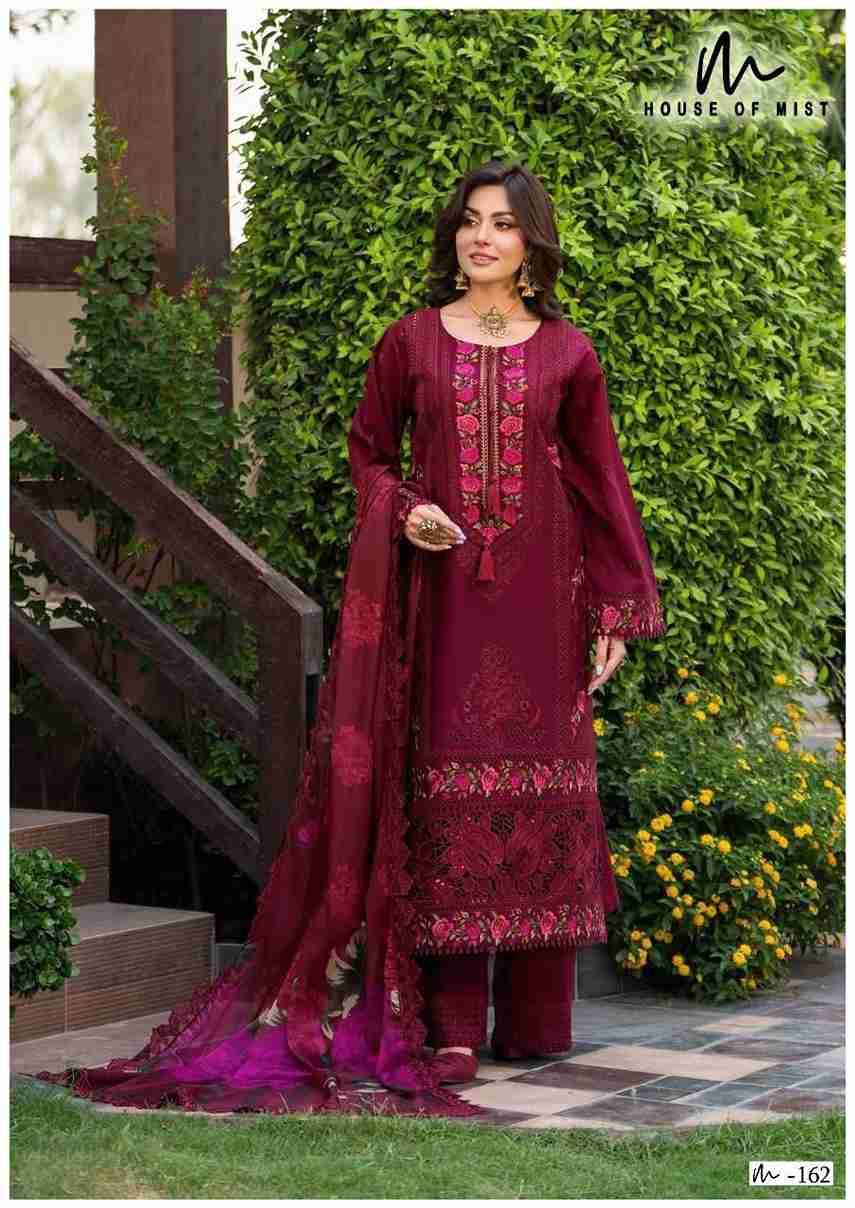 Ghazal Vol-17 By House Of Mist 161 To 166 Series Beautiful Pakistani Suits Colorful Stylish Fancy Casual Wear & Ethnic Wear Pure Cotton Print Dresses At Wholesale Price