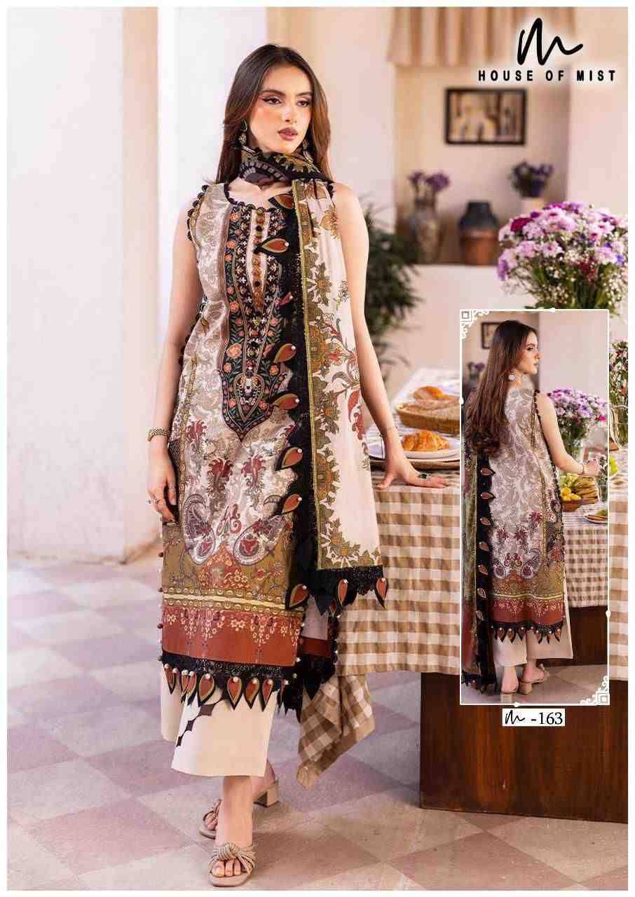 Ghazal Vol-17 By House Of Mist 161 To 166 Series Beautiful Pakistani Suits Colorful Stylish Fancy Casual Wear & Ethnic Wear Pure Cotton Print Dresses At Wholesale Price