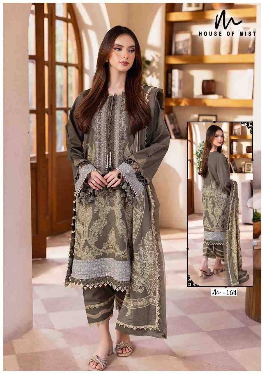 Ghazal Vol-17 By House Of Mist 161 To 166 Series Beautiful Pakistani Suits Colorful Stylish Fancy Casual Wear & Ethnic Wear Pure Cotton Print Dresses At Wholesale Price