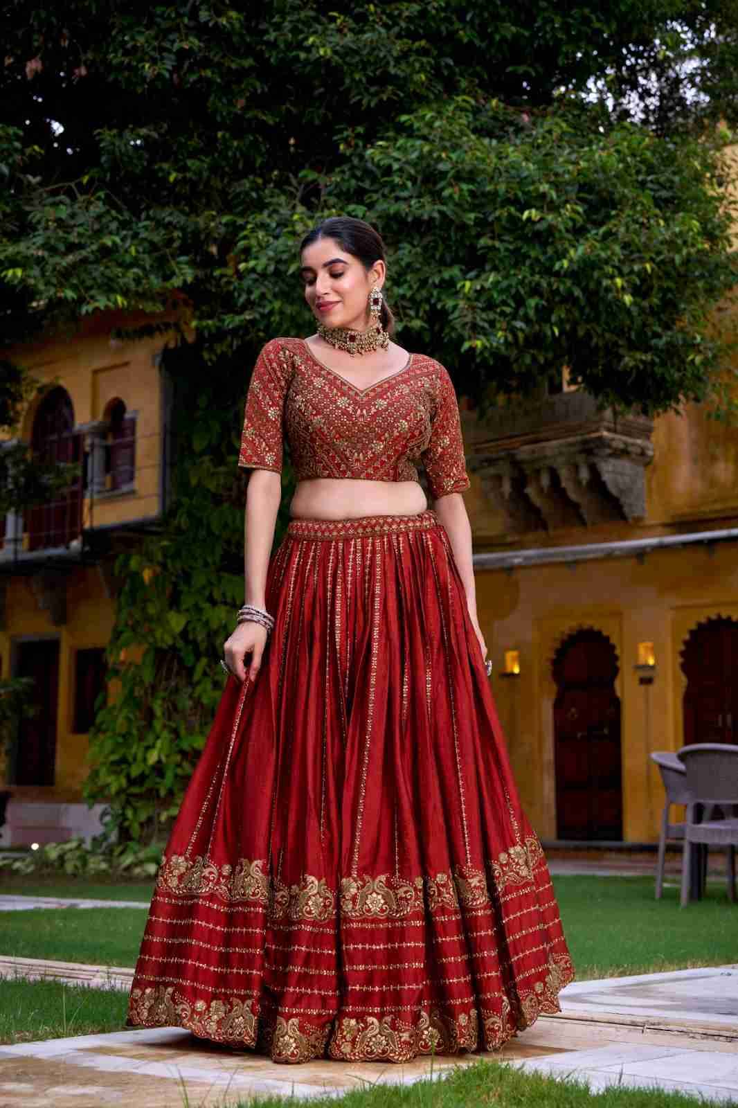 Sf-1101 By Fashid Wholesale Festive Wear Collection Beautiful Stylish Colorful Fancy Party Wear & Occasional Wear Rangoli Silk Lehengas At Wholesale Price
