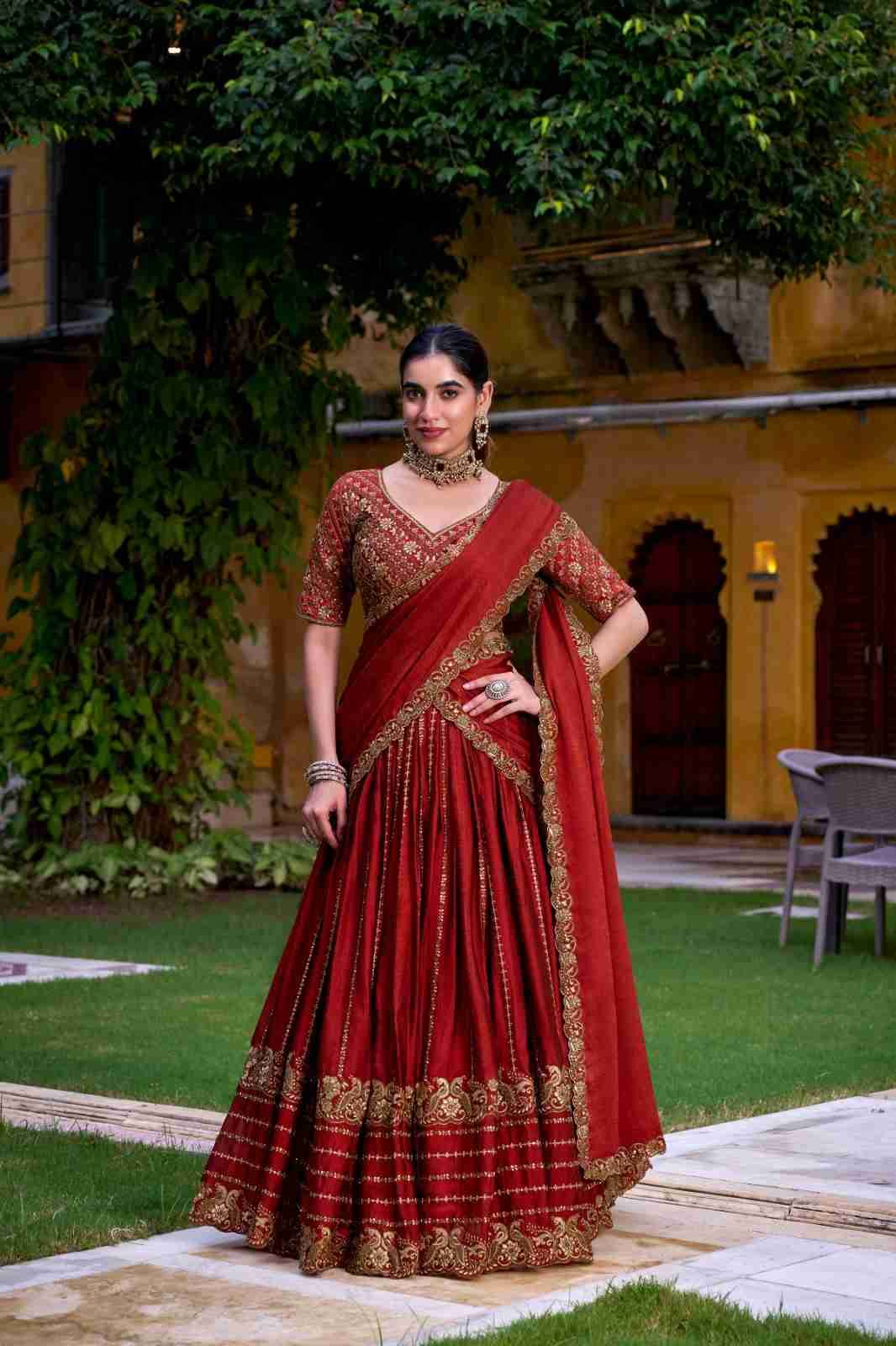 Sf-1101 By Fashid Wholesale Festive Wear Collection Beautiful Stylish Colorful Fancy Party Wear & Occasional Wear Rangoli Silk Lehengas At Wholesale Price