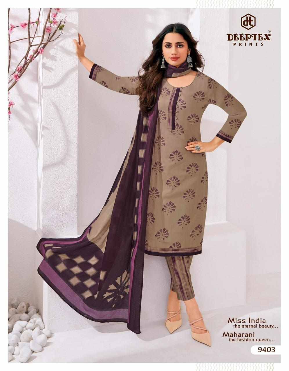 Miss India Vol-94 By Deeptex Prints 9401 To 9416 Series Beautiful Festive Suits Stylish Fancy Colorful Casual Wear & Ethnic Wear Cotton Print Dresses At Wholesale Price