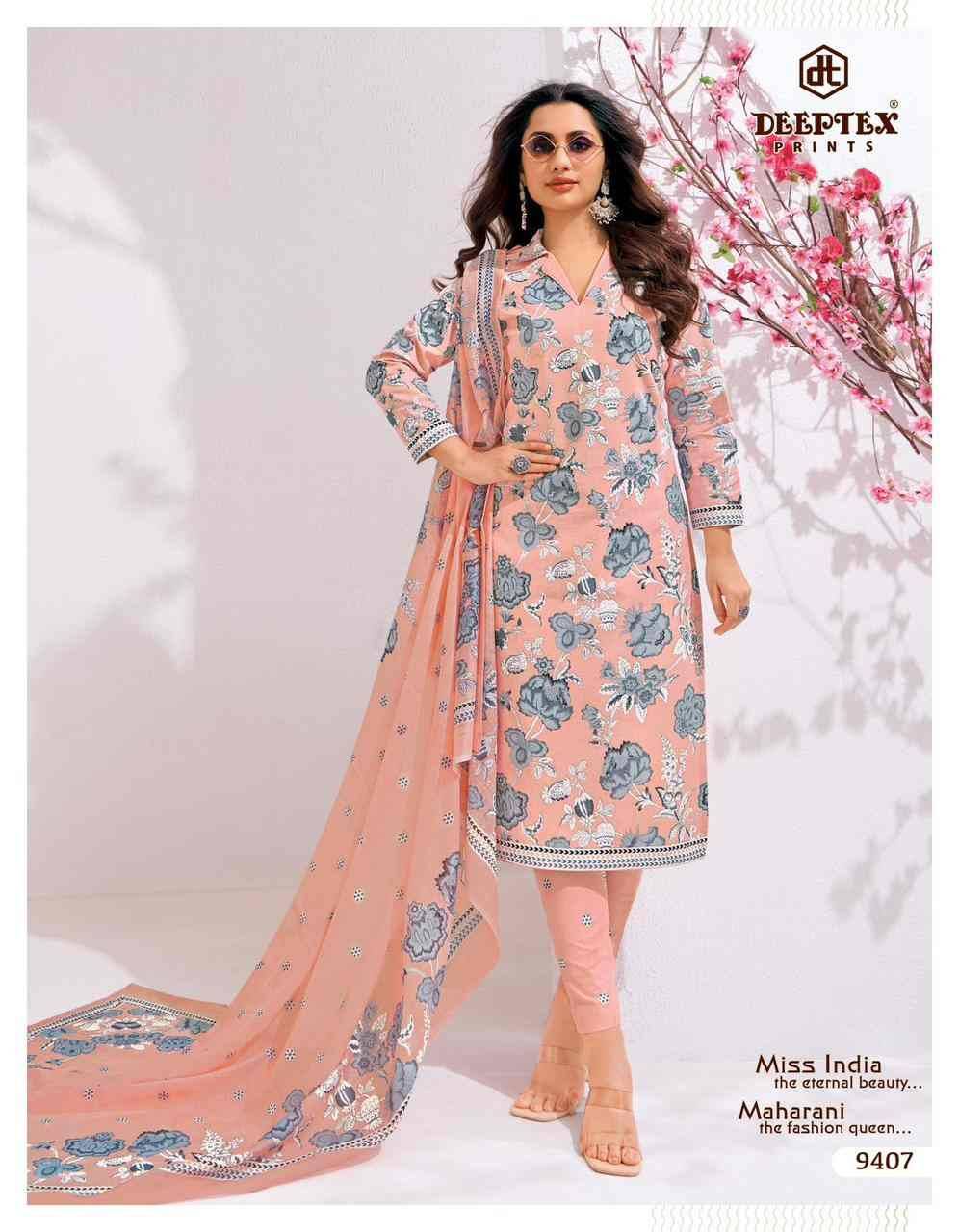 Miss India Vol-94 By Deeptex Prints 9401 To 9416 Series Beautiful Festive Suits Stylish Fancy Colorful Casual Wear & Ethnic Wear Cotton Print Dresses At Wholesale Price