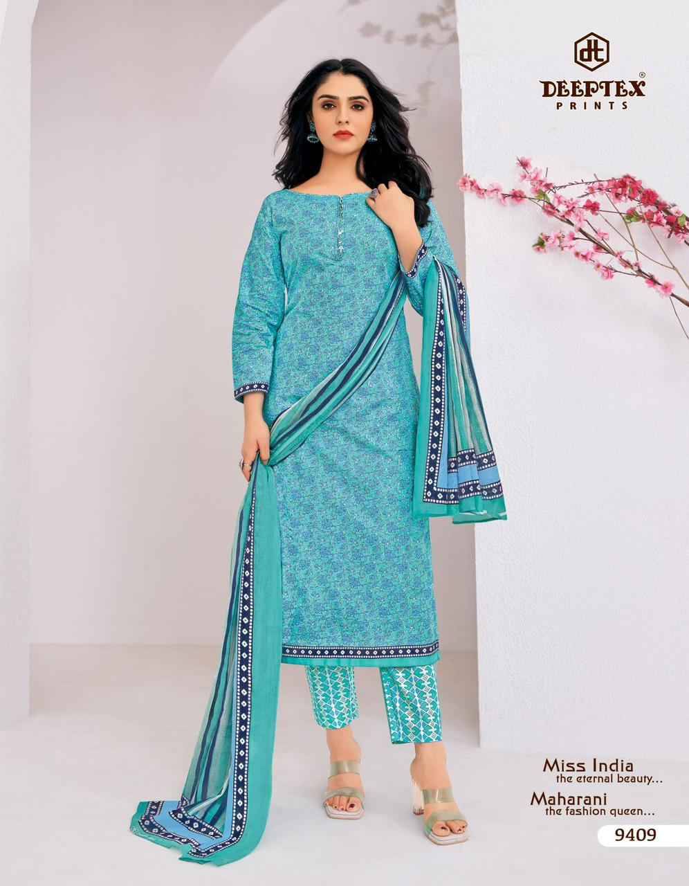 Miss India Vol-94 By Deeptex Prints 9401 To 9416 Series Beautiful Festive Suits Stylish Fancy Colorful Casual Wear & Ethnic Wear Cotton Print Dresses At Wholesale Price