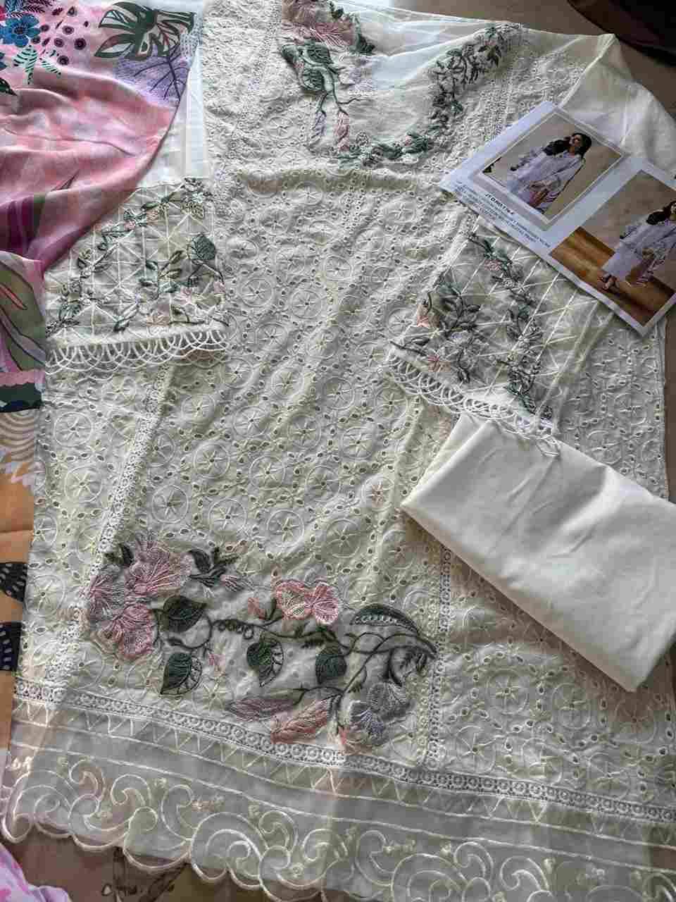 Johra Hit Design 176-E By Johra Tex Beautiful Pakistani Suits Colorful Stylish Fancy Casual Wear & Ethnic Wear Cambric Cotton Embroidered Dresses At Wholesale Price