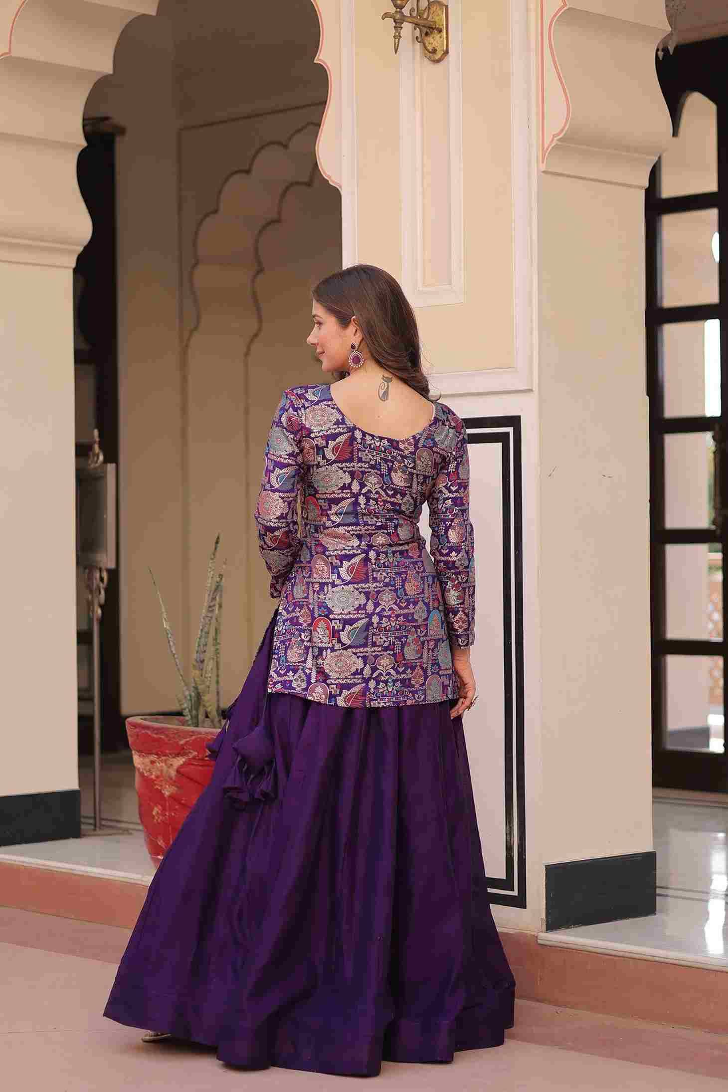 Sf-1103 By Fashid Wholesale Festive Wear Collection Beautiful Stylish Colorful Fancy Party Wear & Occasional Wear Pure Simmer Vichitra Lehengas At Wholesale Price