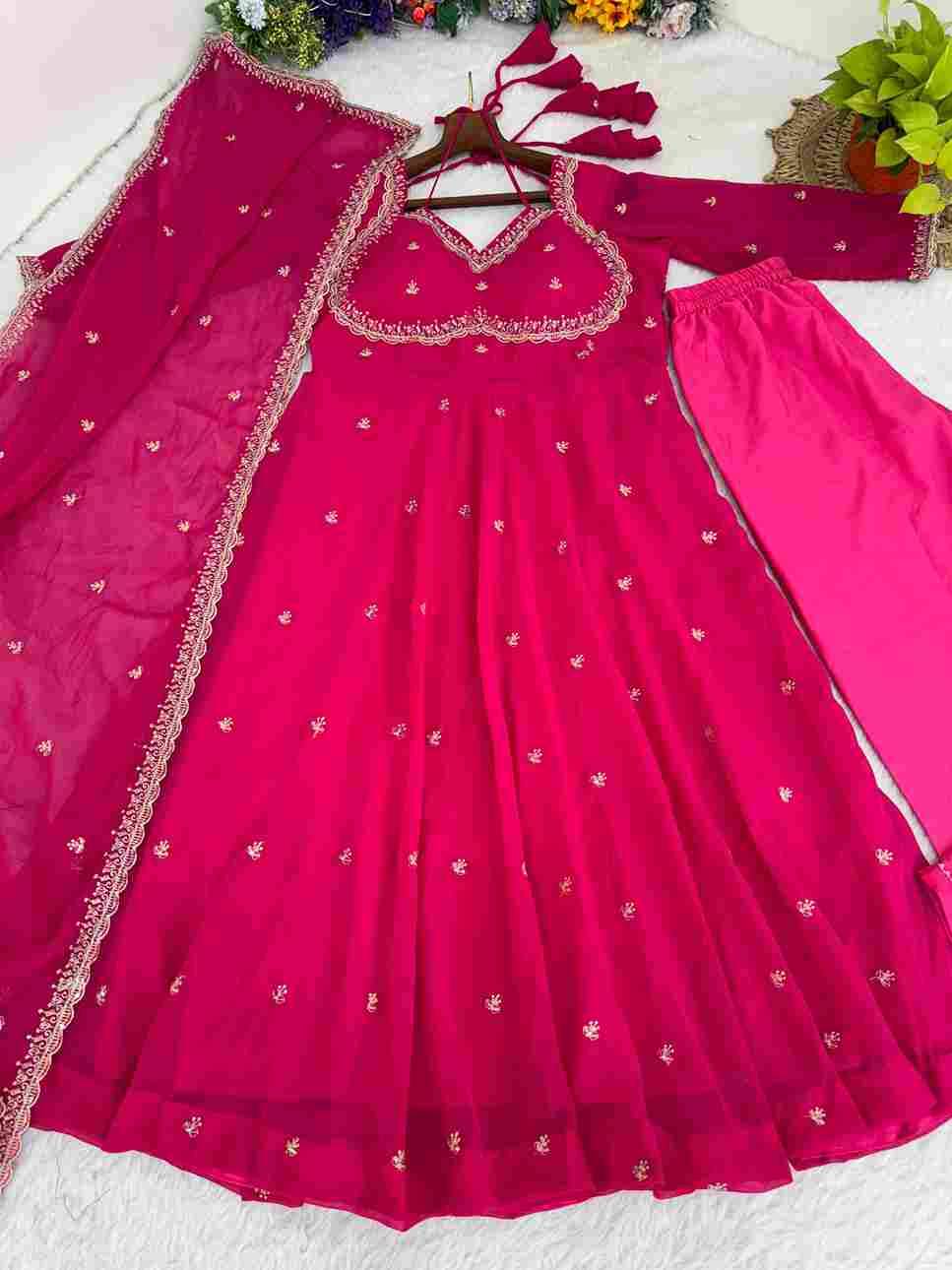 Mb-521 By Fashid Wholesale 01 To 04 Series Beautiful Fancy Colorful Stylish Party Wear & Occasional Wear Faux Georgette Dresses At Wholesale Price