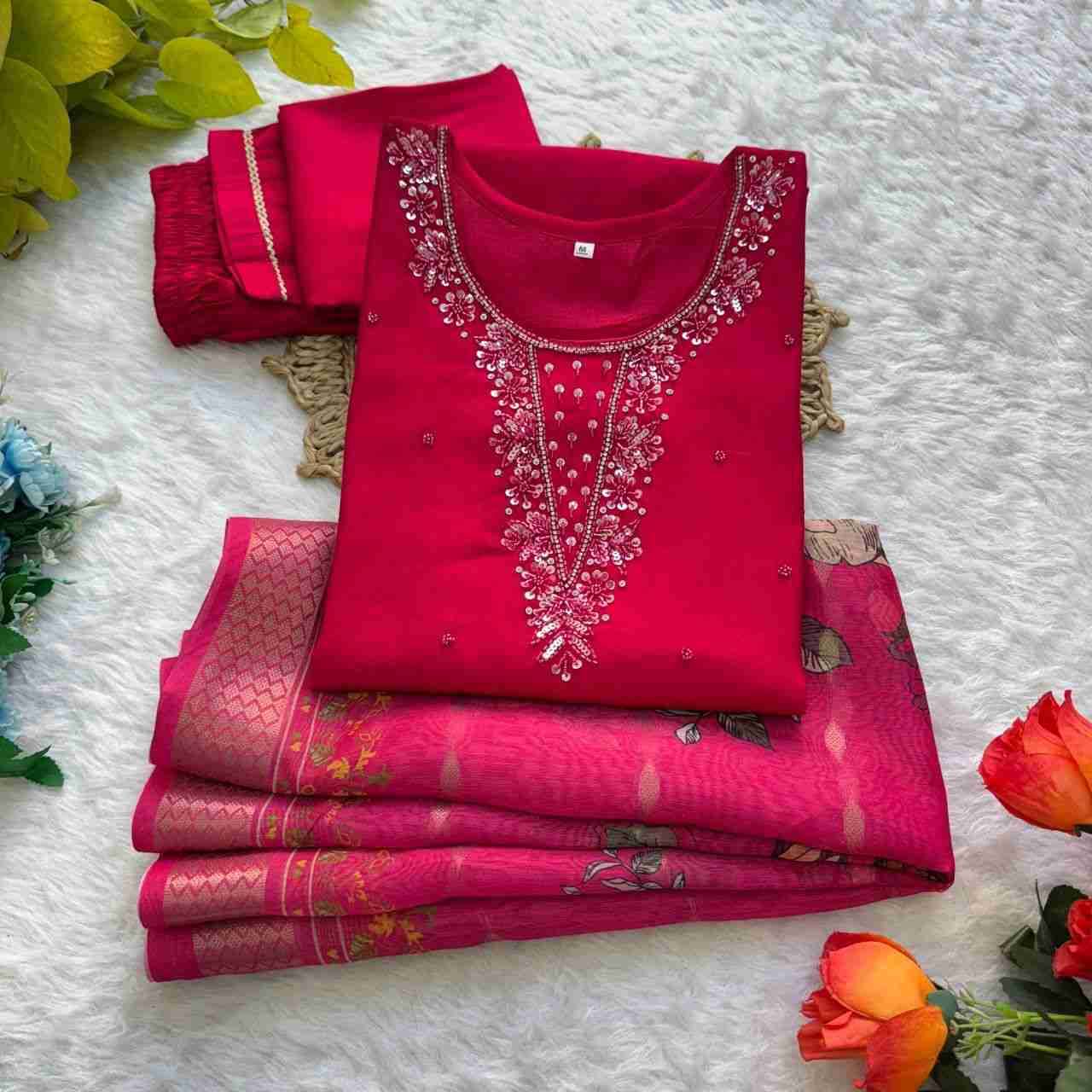 Mb-497 By Fashid Wholesale Beautiful Fancy Colorful Stylish Party Wear & Occasional Wear Premium Gadwal Soft Dresses At Wholesale Price