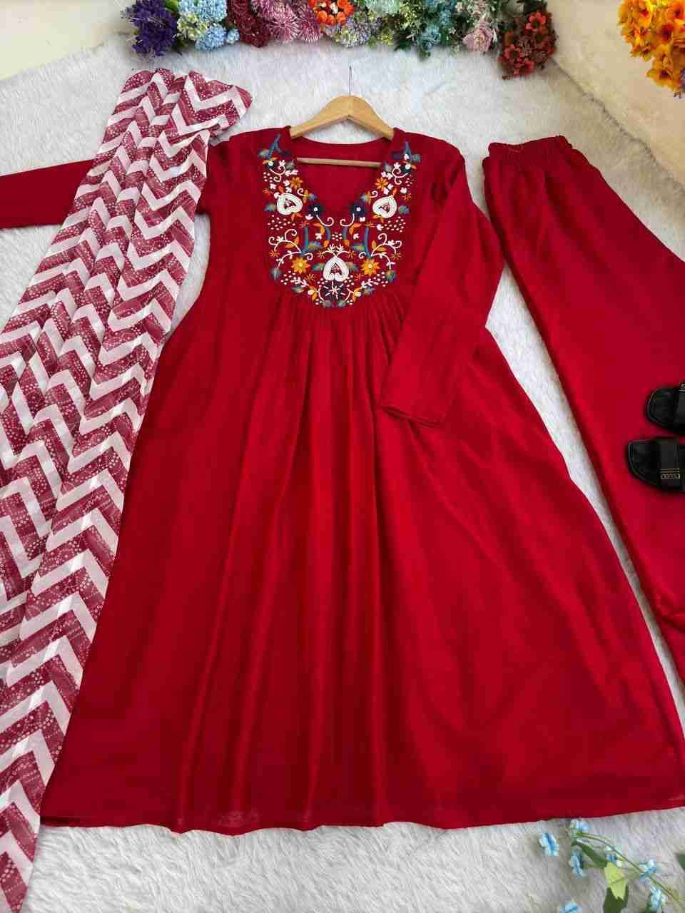 Mb-469 By Fashid Wholesale Beautiful Fancy Colorful Stylish Party Wear & Occasional Wear Chanderi Cotton Mal Dresses At Wholesale Price