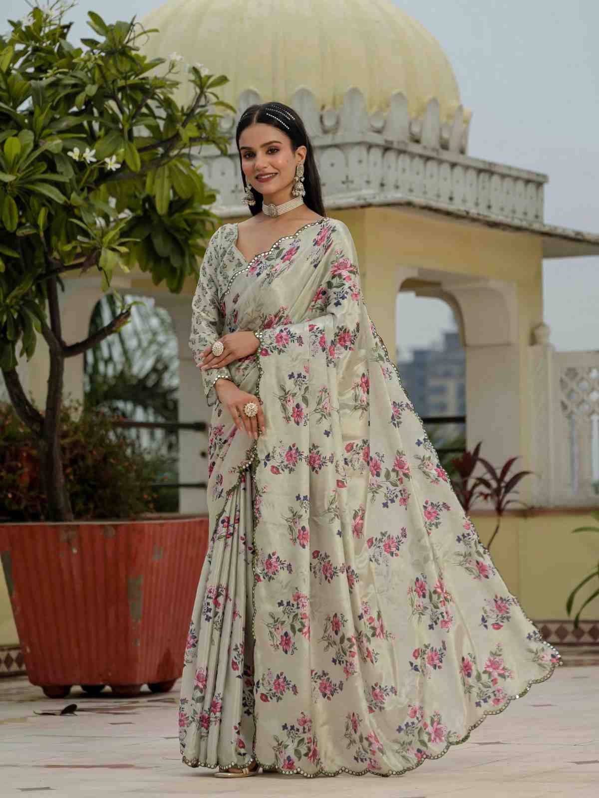 Dc-5 By Fashid Wholesale Indian Traditional Wear Collection Beautiful Stylish Fancy Colorful Party Wear & Occasional Wear Heavy Chinnon Sarees At Wholesale Price