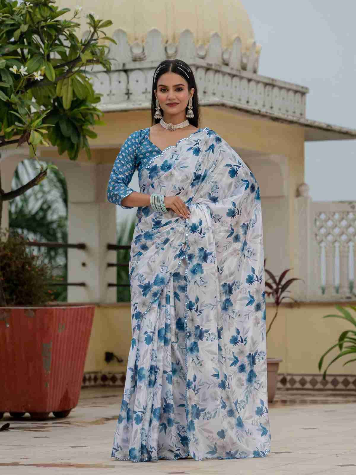Dc-3 By Fashid Wholesale Indian Traditional Wear Collection Beautiful Stylish Fancy Colorful Party Wear & Occasional Wear Heavy Chinnon Sarees At Wholesale Price