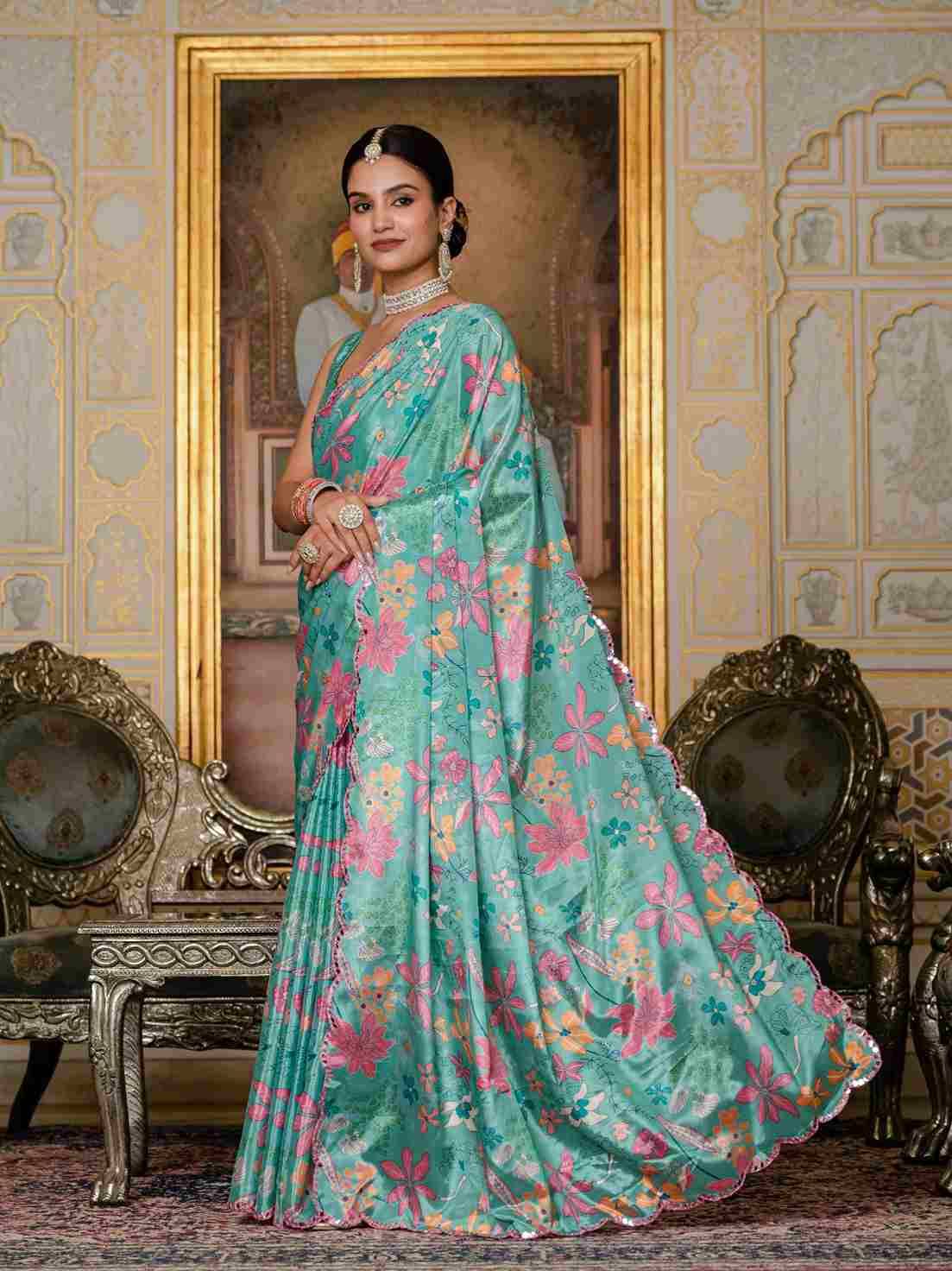 Dc-01 By Fashid Wholesale 01 To 02 Series Indian Traditional Wear Collection Beautiful Stylish Fancy Colorful Party Wear & Occasional Wear Heavy Chinnon Sarees At Wholesale Price